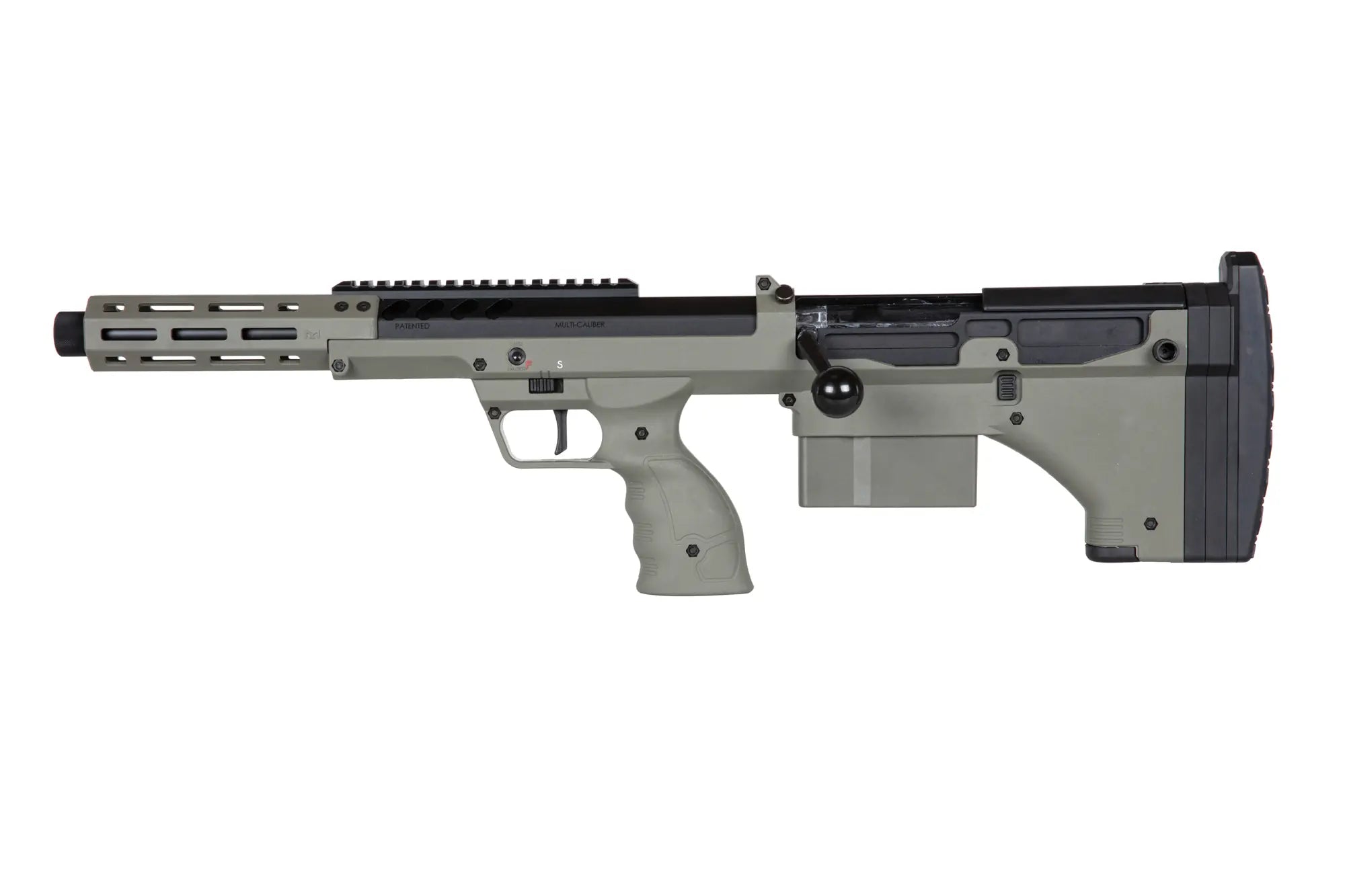 Desert Tech SRS-A2/pim/M2 Sport 16" sniper airsoft rifle (left-handed) Olive-2