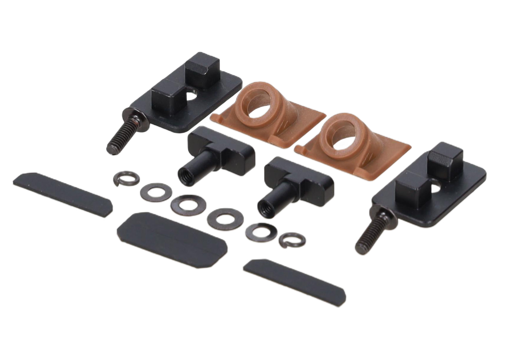 Earmor M16A-MLOK Adapter for M31/M32+ Headphones - Coyote Brown-1