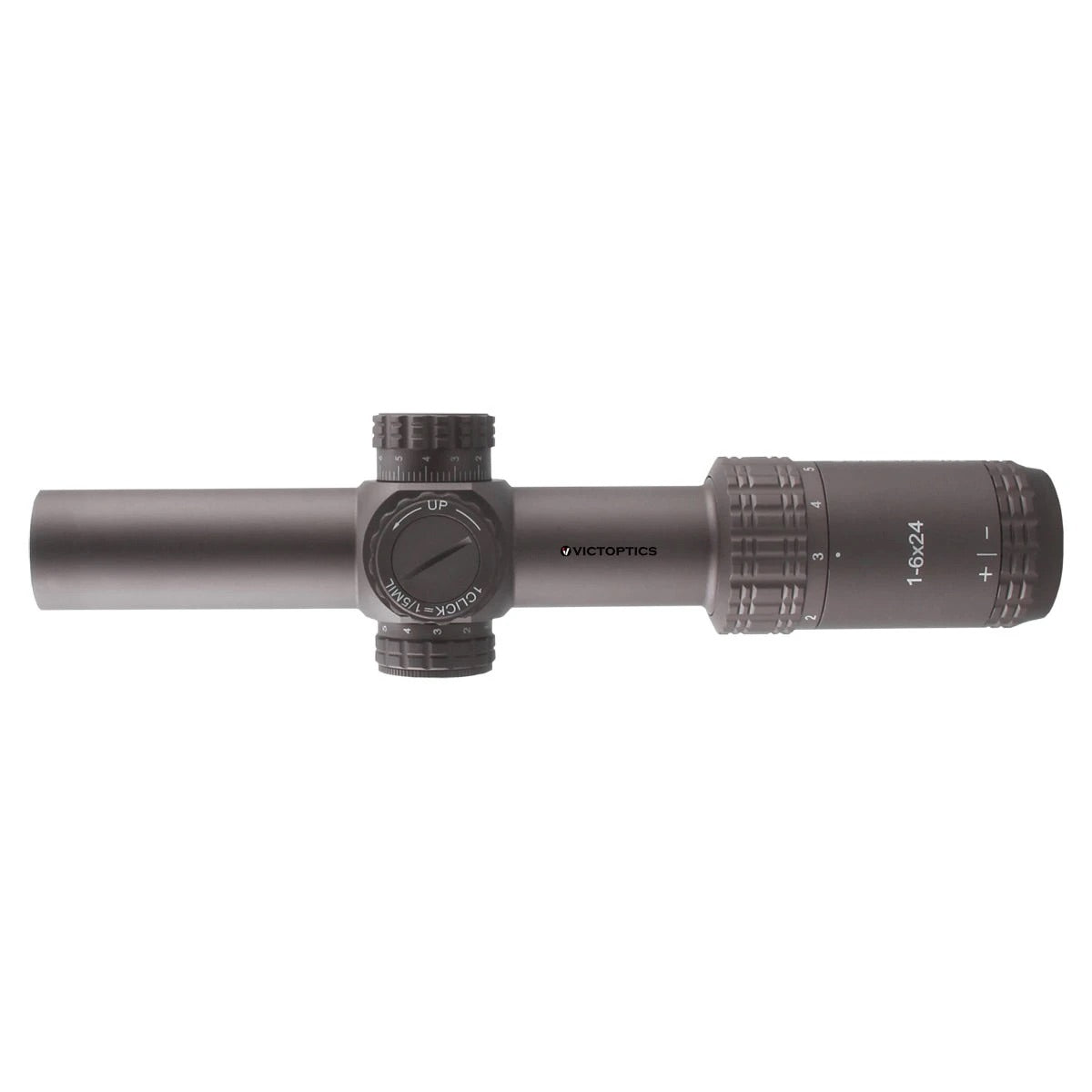 VictOptics S6 1-6x24 SFP LPRiflescope - Brown