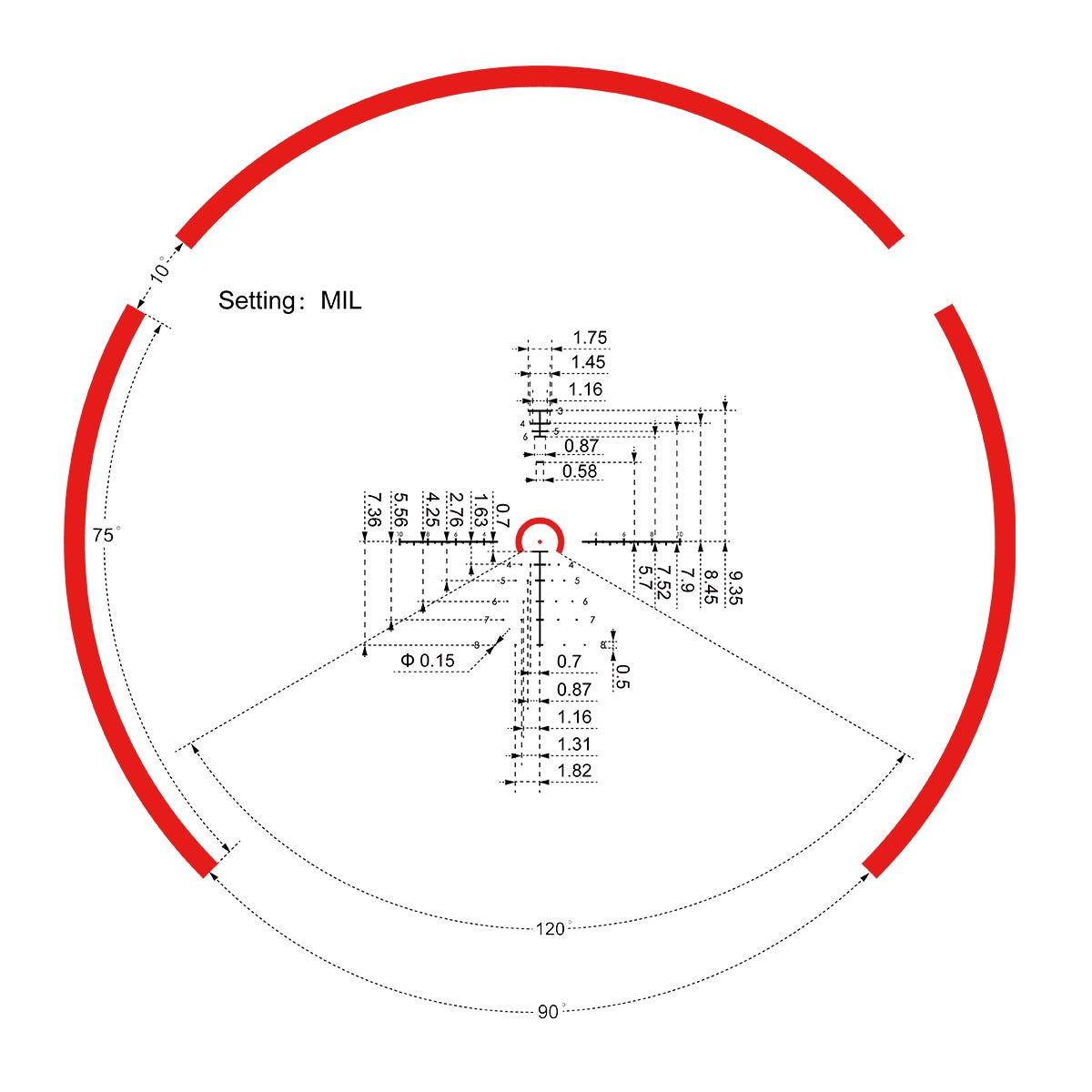 CONSTANTINE 1-8x24 RAR LPVO Riflescope