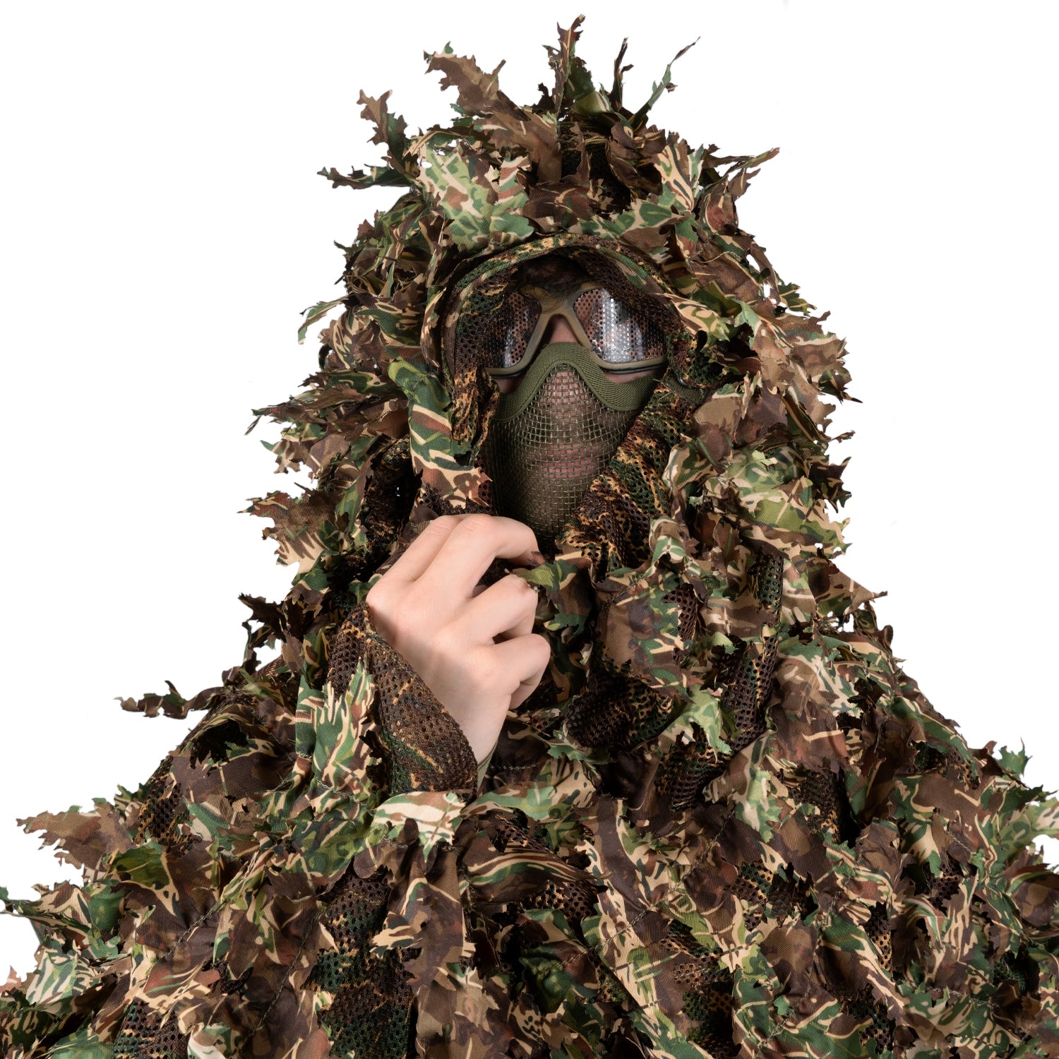 Novritsch Modular 3D Ghillie Suit Hood - Flecktarn