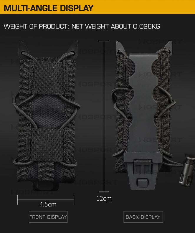 WST Tiger Type 9mm Magazine Molle Pouch - Ranger Green Home > All products > Airsoft equipment and guns cases > Pouches, pockets, discarders > Pistol trays pisses Wosport