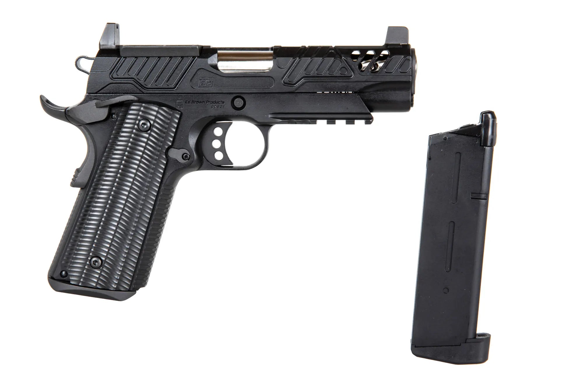 ASG PTS ZEV ED-Brown 1911 pistol (Standard Version) Black-4