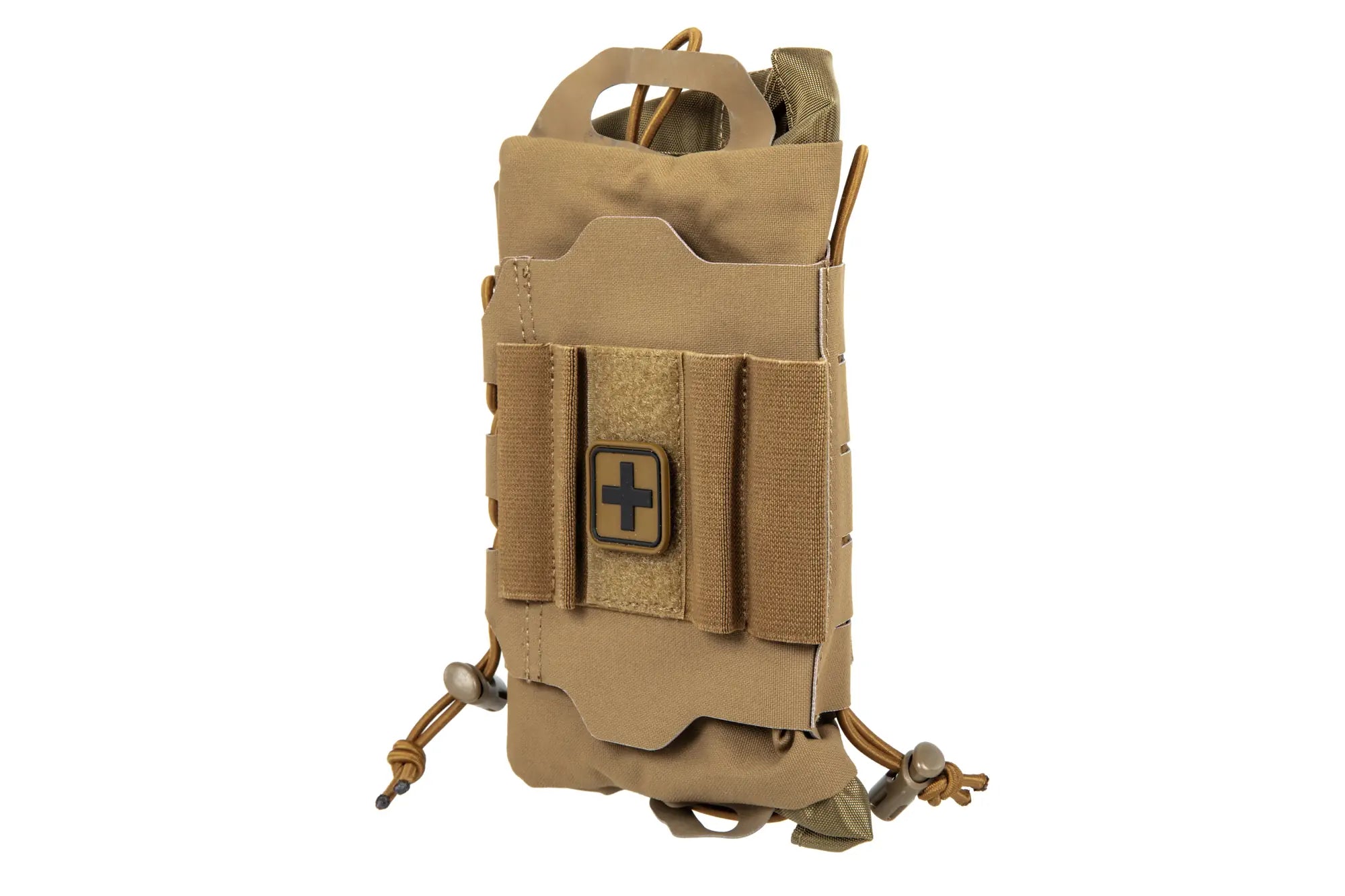 Tactical tear-off first aid kit with Velcro Wosport Coyote Brown-2