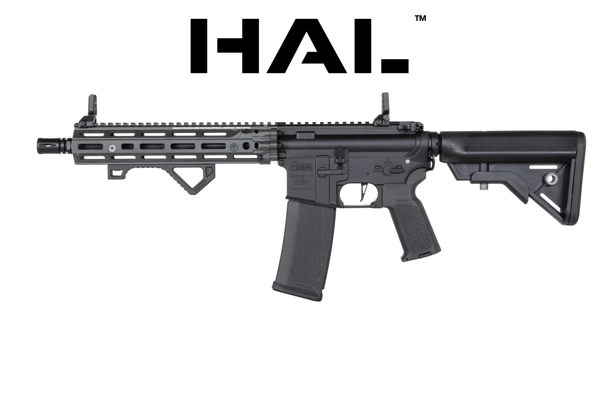 Daniel Defense® SA RISIII 10.5'' EDGE™ HAL ETU™ Steel Grey airsoft rifle-7