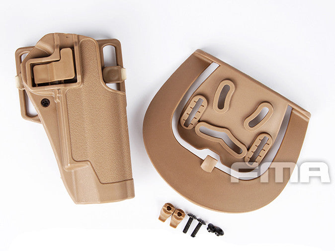FMA CQC Serpa Belt Holster (Colt M1911), Right Hand - Tan