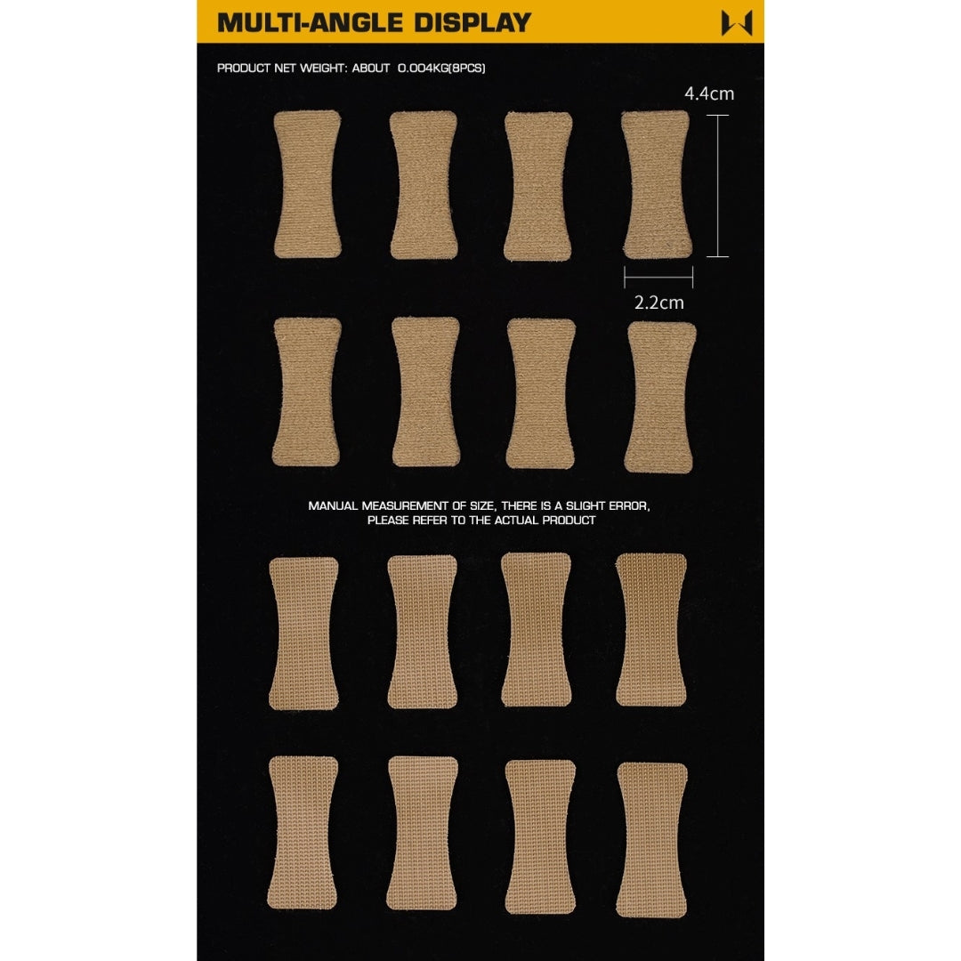 WST Cable Organizer, 8 pcs - Black Home > All products > Airsoft equipment and guns cases > Equipment components and accessories Wosport