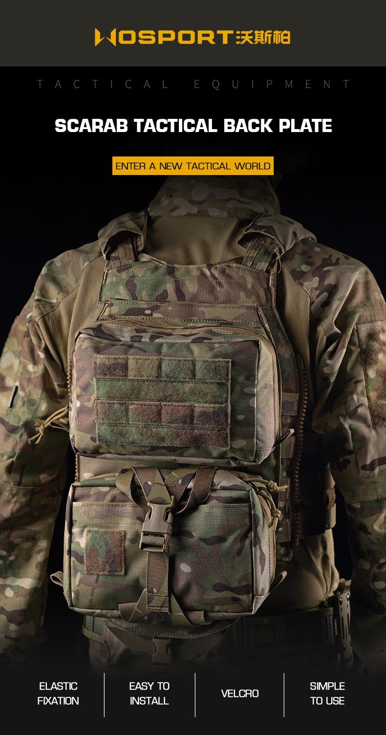 WST Scarab Tactical Molle Backplate - Coyote Home > All products > Airsoft equipment and guns cases > Army backpacks and bags > Camelbags Wosport