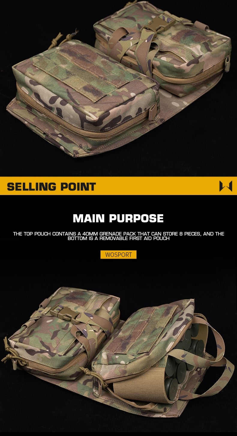 WST Scarab Tactical Molle Backplate - Black Home > All products > Airsoft equipment and guns cases > Army backpacks and bags > Camelbags Wosport