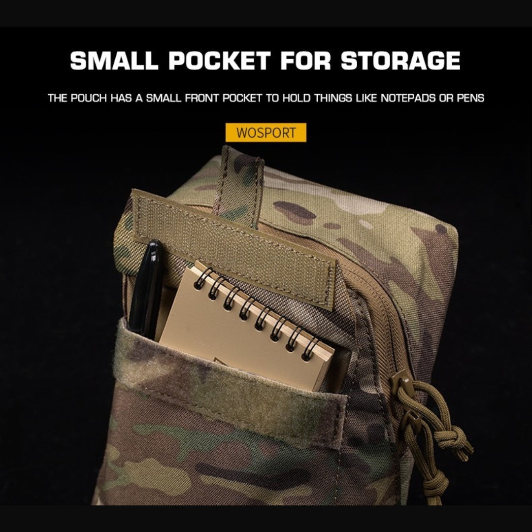 WST Multifunctional Molle Pouch GP with Zipper - Black Home > All products > Airsoft equipment and guns cases > Pouches, pockets, discarders > Multipurpose Wosport
