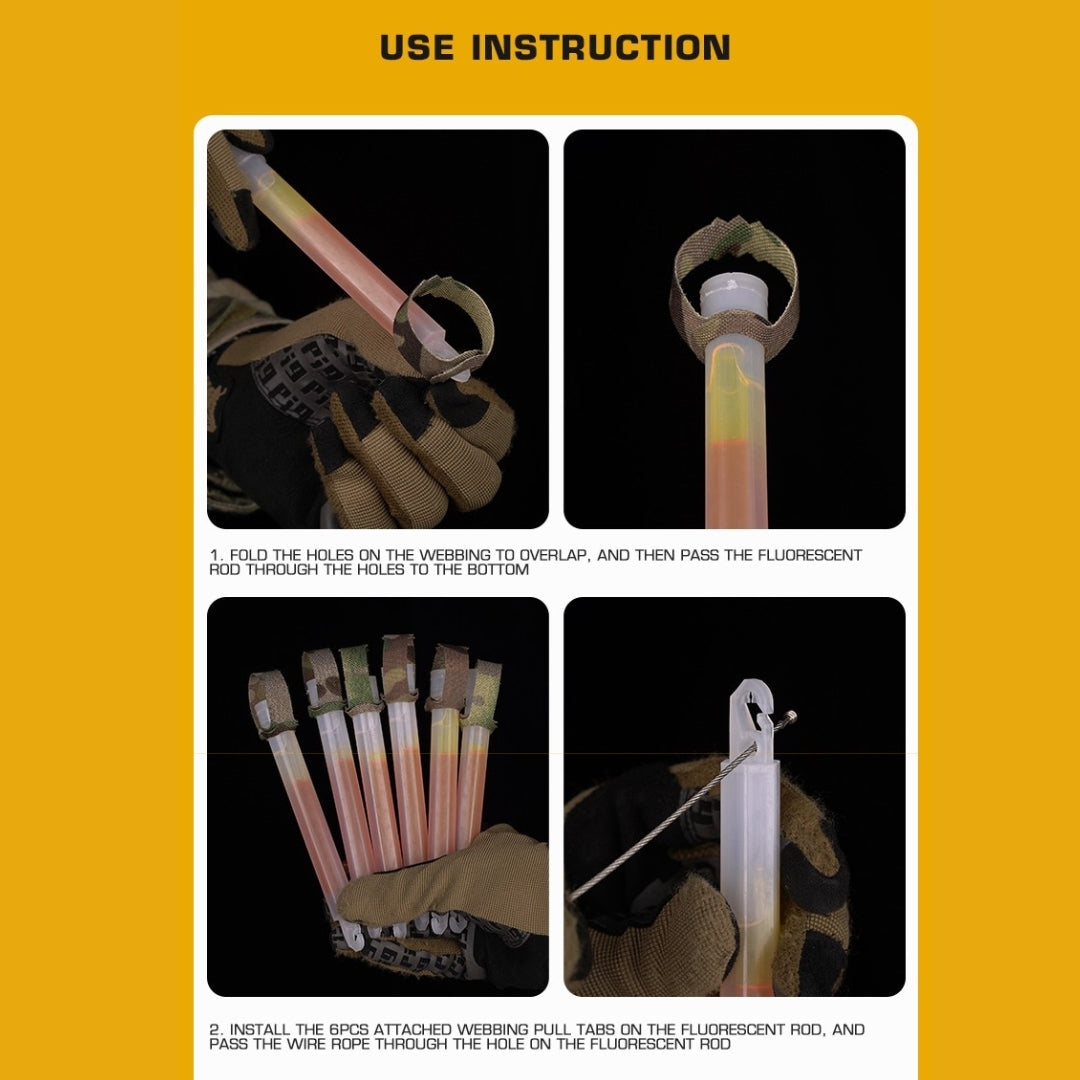 WST Glow Stick Tactical Storage Pouch - Ranger Green Home > All products > Airsoft equipment and guns cases > Pouches, pockets, discarders > Other cases and pockets Wosport