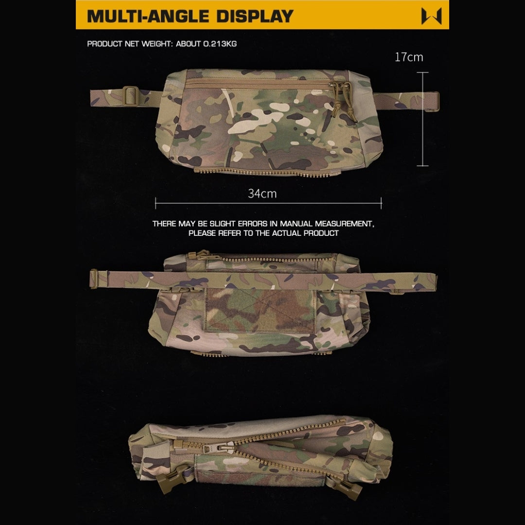 WST Multifunctional Hand Warmer with Pocket (Fanny Pack) - Ranger Green Home > All products > Airsoft equipment and guns cases > Pouches, pockets, discarders > Abdominal pouches and kidneys Wosport