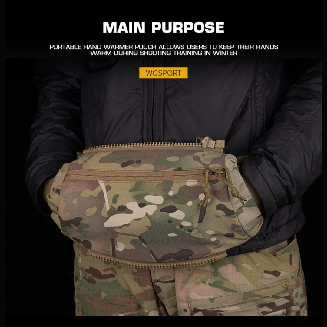 WST Multifunctional Hand Warmer with Pocket (Fanny Pack) - MC Home > All products > Airsoft equipment and guns cases > Pouches, pockets, discarders > Abdominal pouches and kidneys Wosport