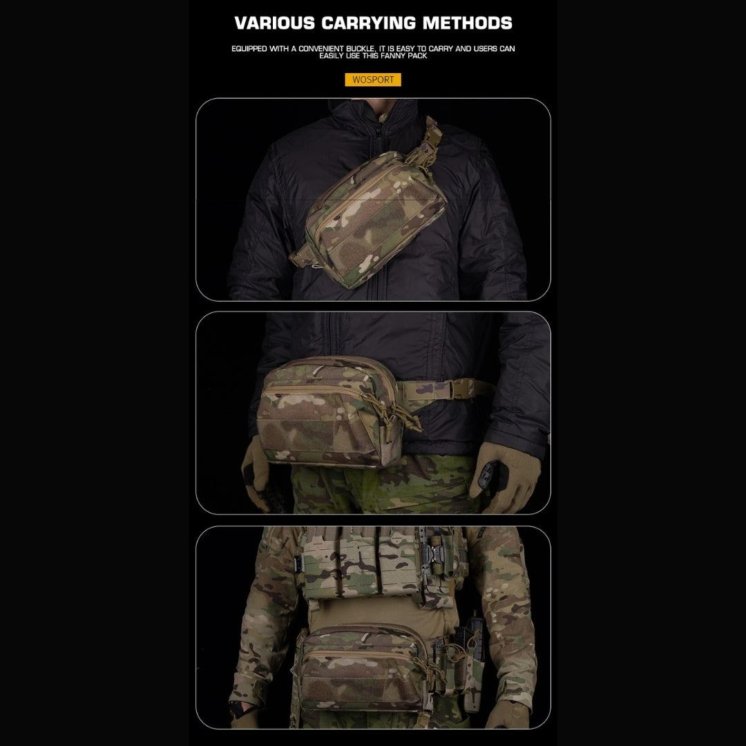 WST Fanny Pack Molle Adapter Panel , Large (6 Rows) - Coyote Home > All products > Airsoft equipment and guns cases > Pouches, pockets, discarders > Multipurpose Wosport