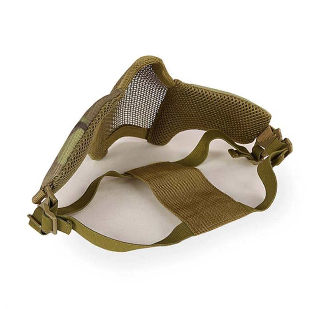 WST MINI Steel Mesh Mask, Children / Ladies - Tan Home > All products > Airsoft equipment and guns cases > Goggles and masks on airsoft > Masks on airsoft Wosport