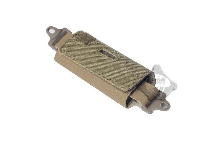 FMA Helmet Balancing Rear Pouch with Weight Blocks - Tan