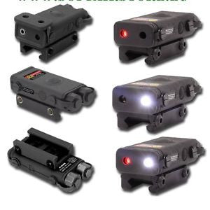 FMA PRO-LAS-PEQ10 Box (Led Flashlight, Red Laser), Nylon - Black