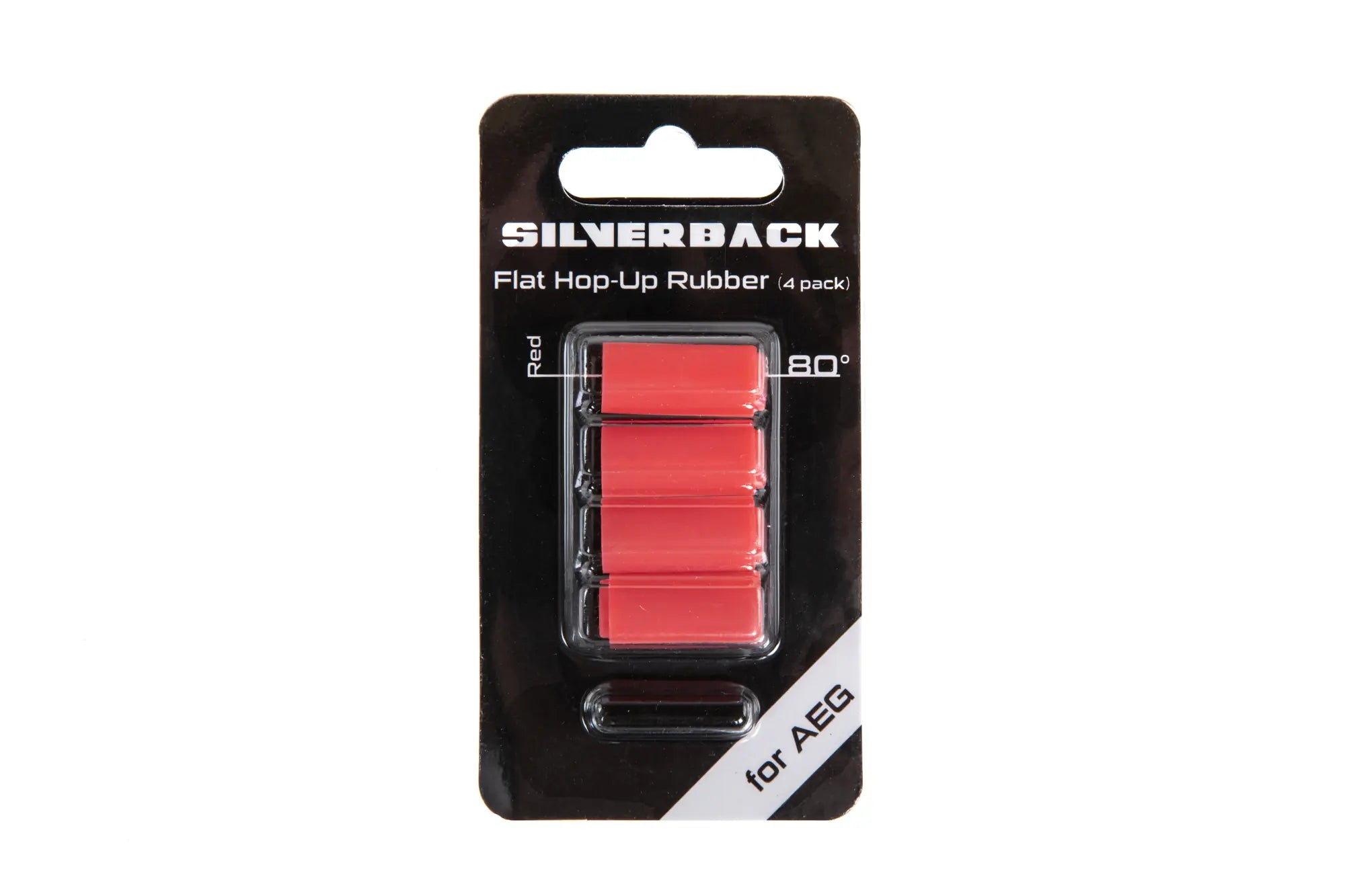 Set of 4 Hop-Up Silverback 80° elastics AEG type