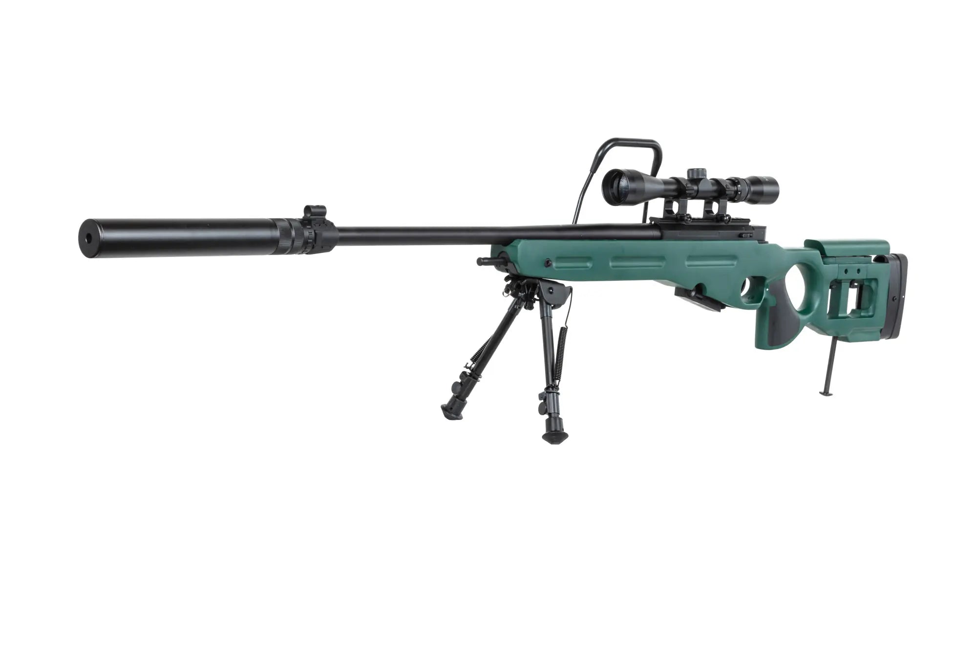 Snow Wolf SW-98 airsoft sniper rifle with bipod, scope and silencer-1