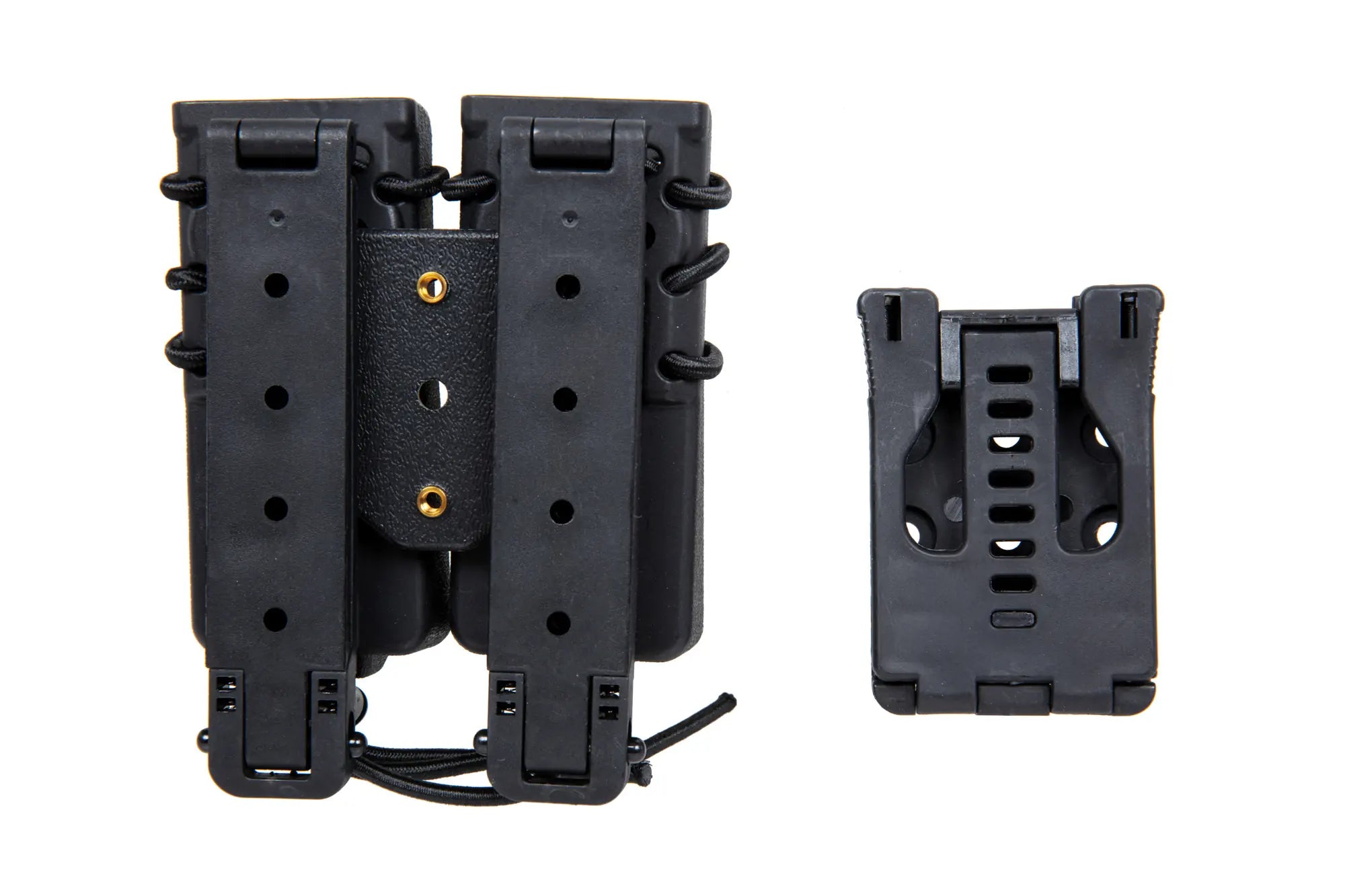 Carrier for 2 9mm magazines Wosport Urban Assault Long Quick Pull Black-1