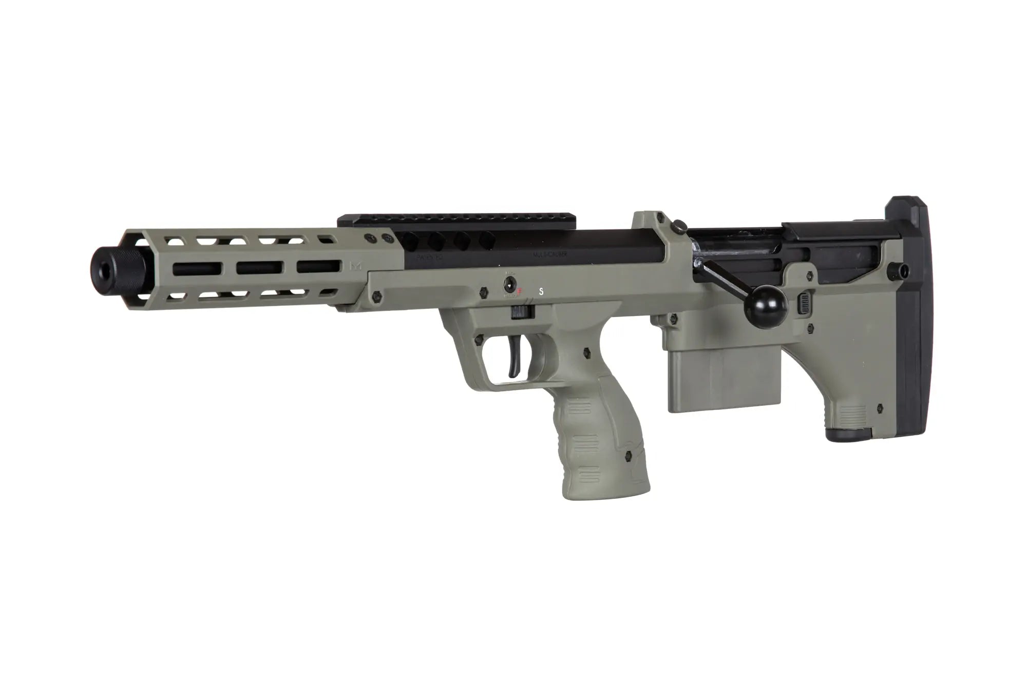 Desert Tech SRS-A2/pim/M2 Sport 16" sniper airsoft rifle (left-handed) Olive-3