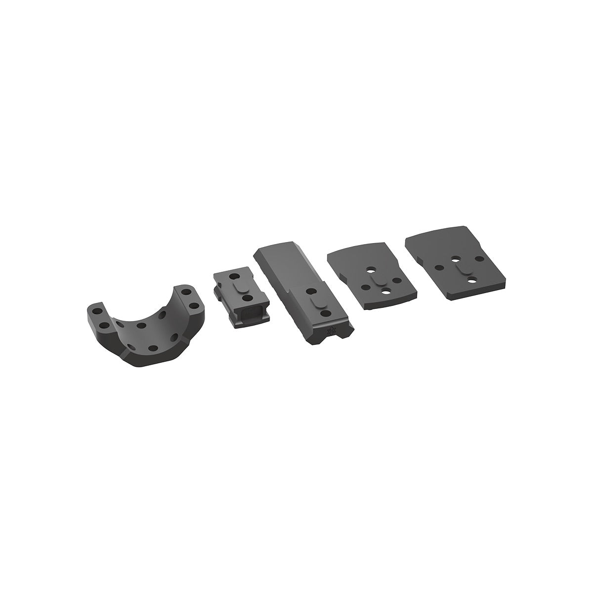 VO 30mm X-ACCU Mount Assembly Kit (4 Screws Ring) - Black