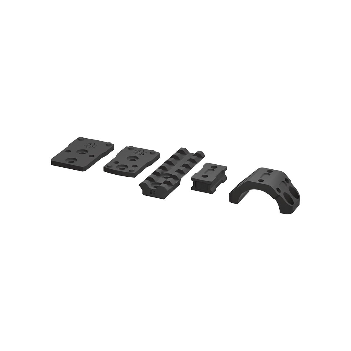 VO 30mm X-ACCU Mount Assembly Kit (4 Screws Ring) - Black