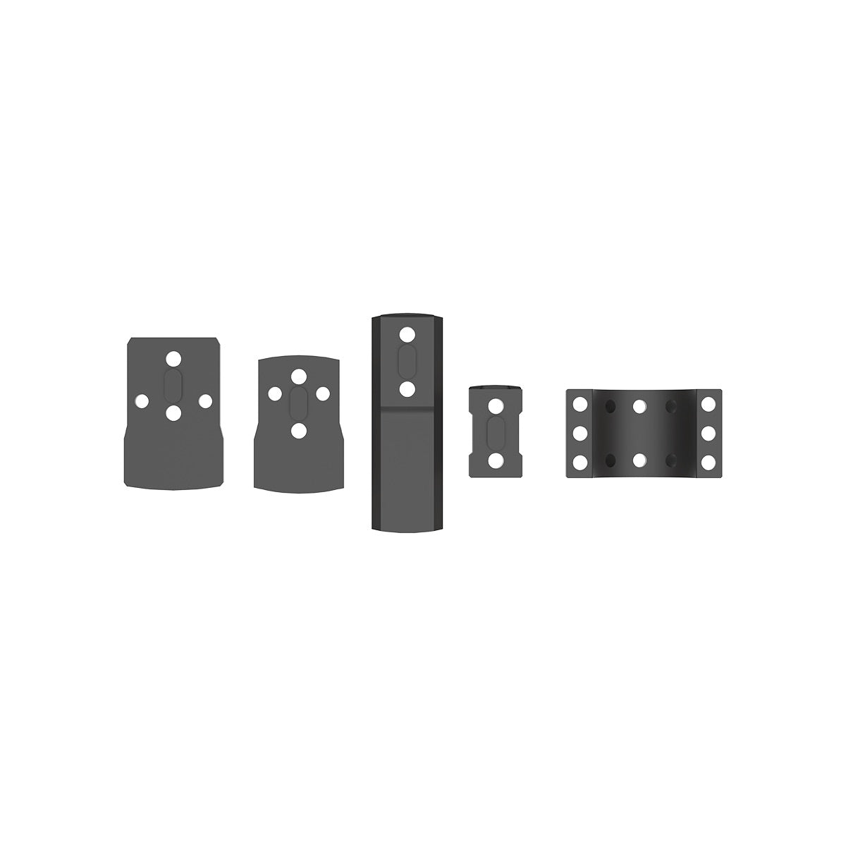 VO Mounting Kit for Red Dot Sight on 30mm X-ACCU Rings (6 screws) - Black
