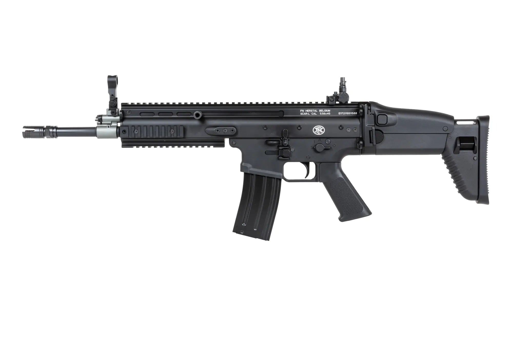 Cybergun x FN HERSTAL SCAR-L airsoft Assault Carbine with Carrying Case Black-5