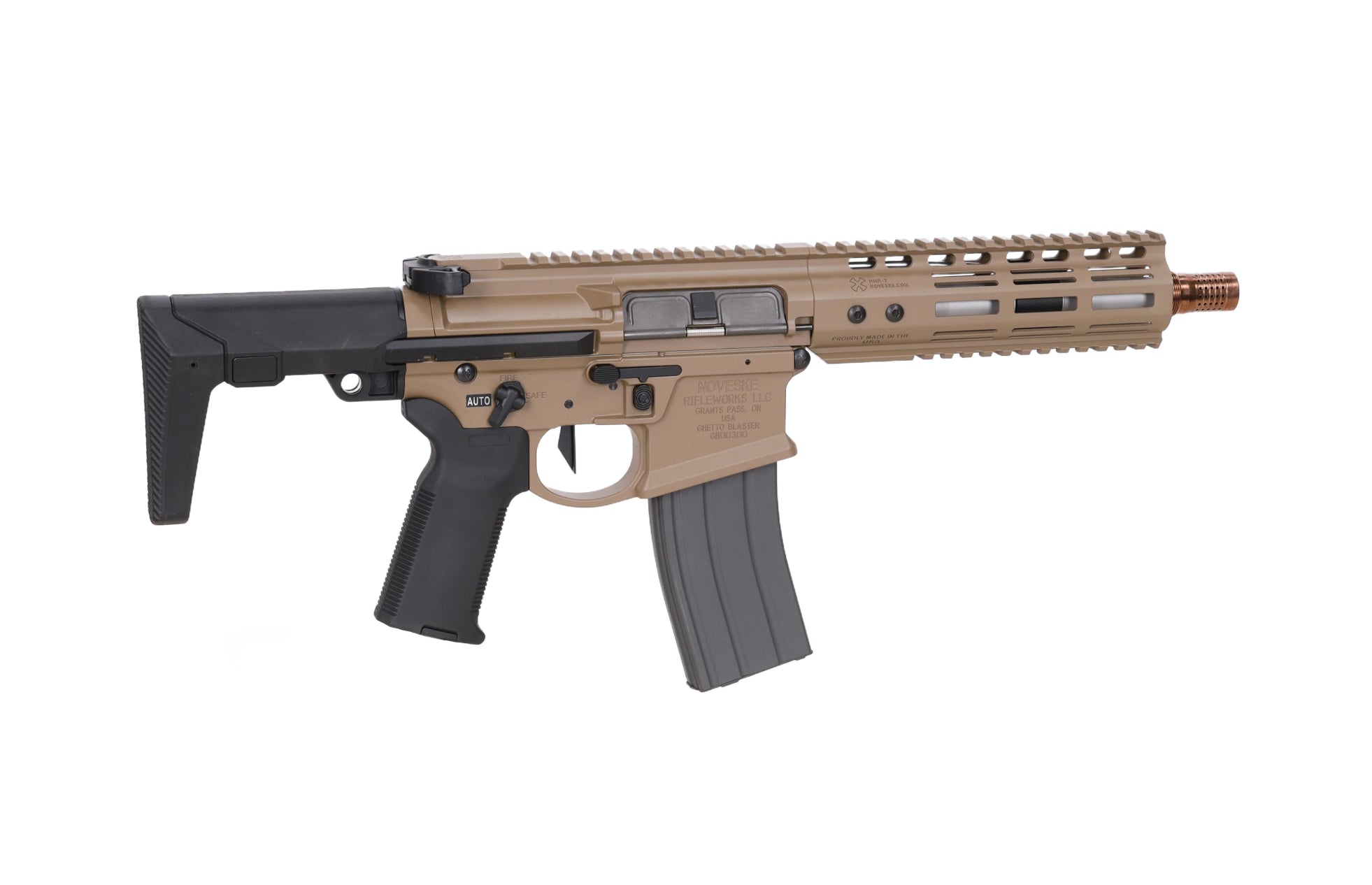 GBBR Noveske Ghetto Blaster NHR-7 7.94" MWS Gen.2 FDE