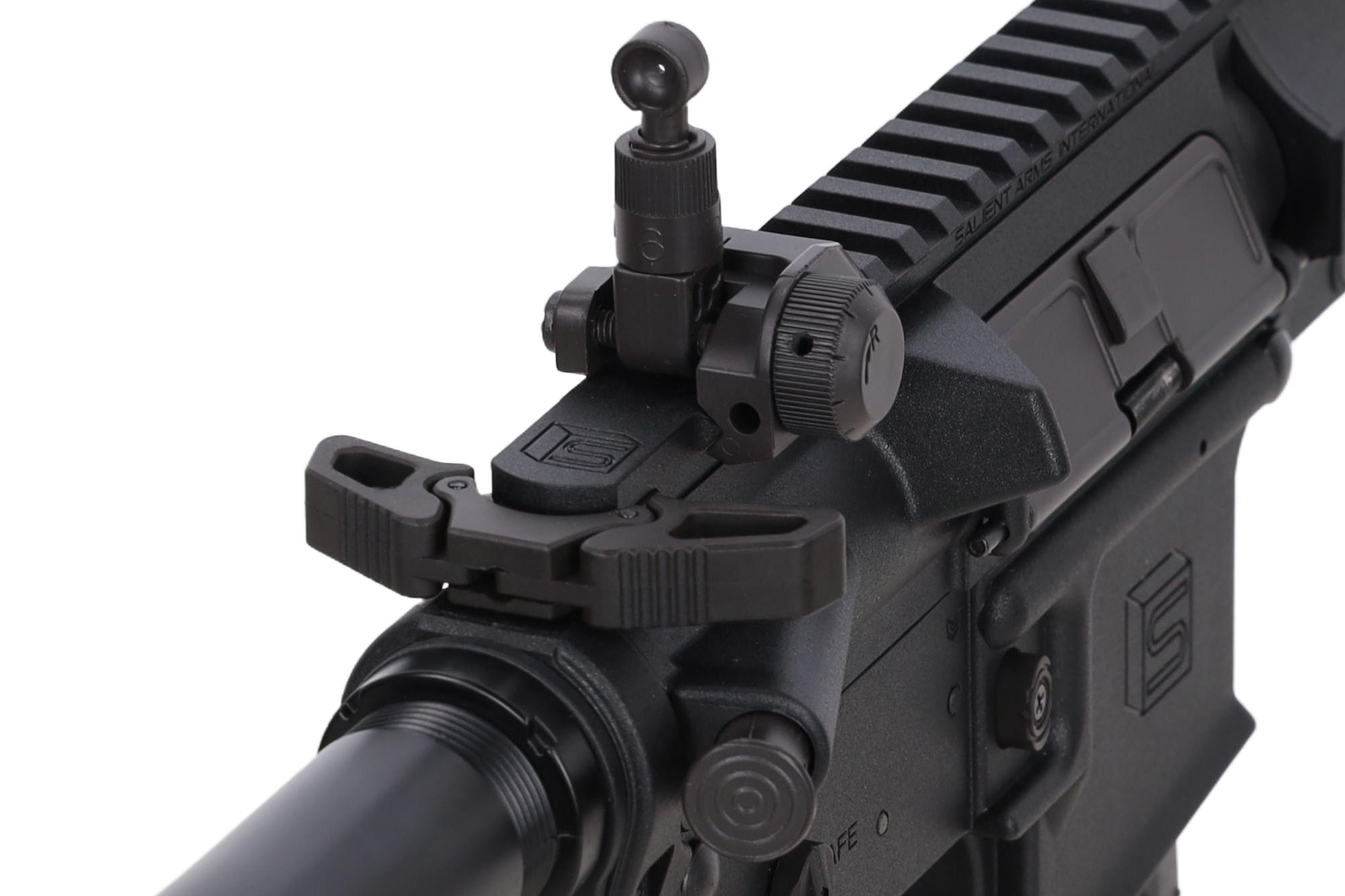 Salient Arms International x EMG M4/AR15 GRY 6.5" CYMA Platinum AEG Assault Rifle - Black-12