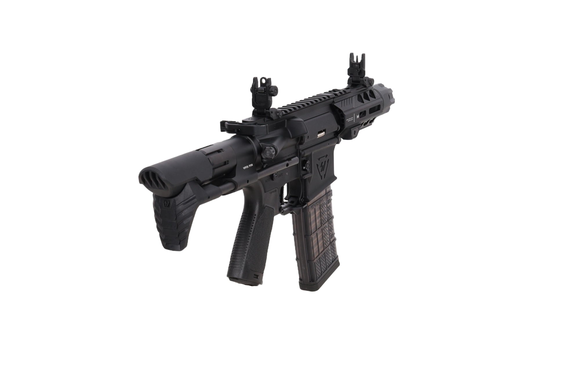 Strike Industries x EMG Raider PDW CGS CQB GBBR 4" Carbine – Black-8