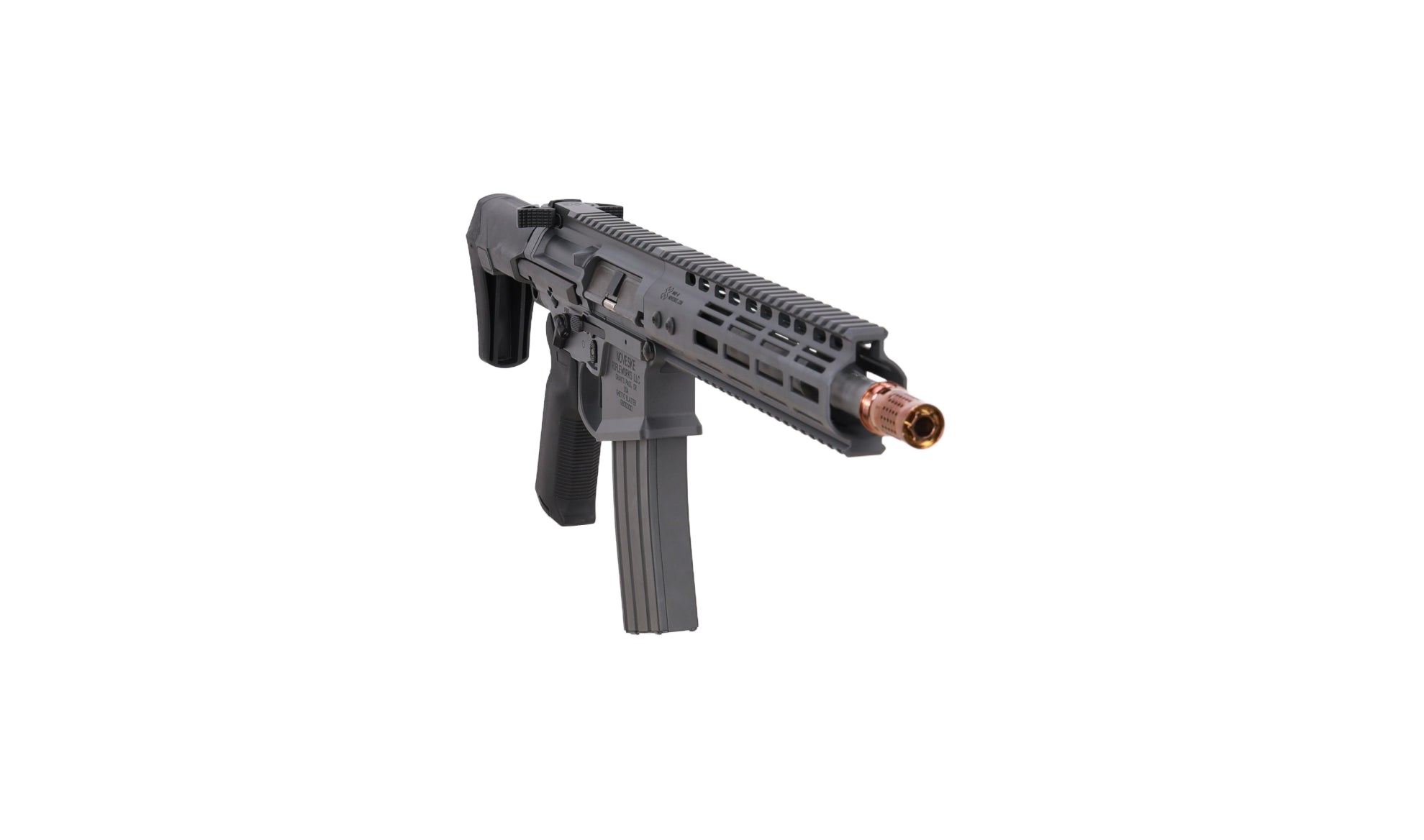 airsoft GBBR Noveske Ghetto Blaster NHR-9 10.5" MWS Gen.2 Grey