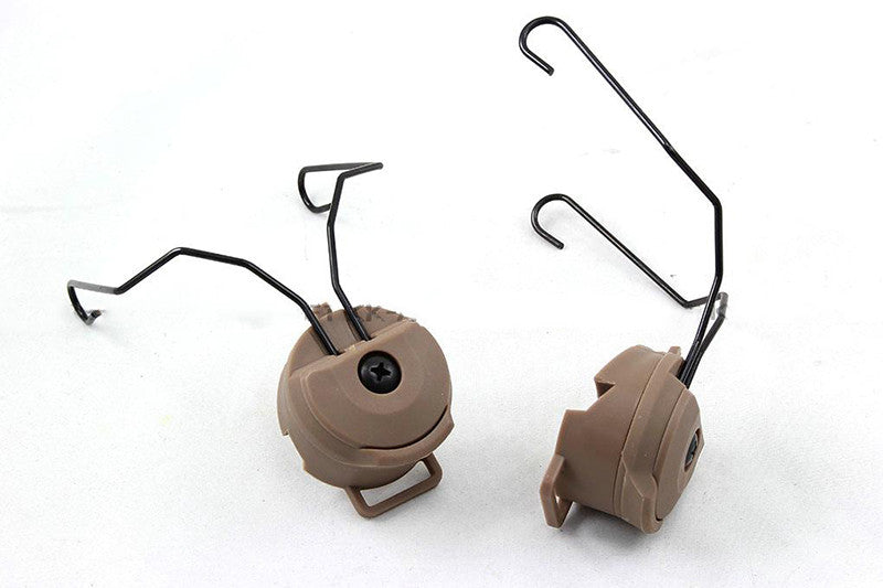 FMA ARC Helmet Mount for MSA Sordin Headset - Tan