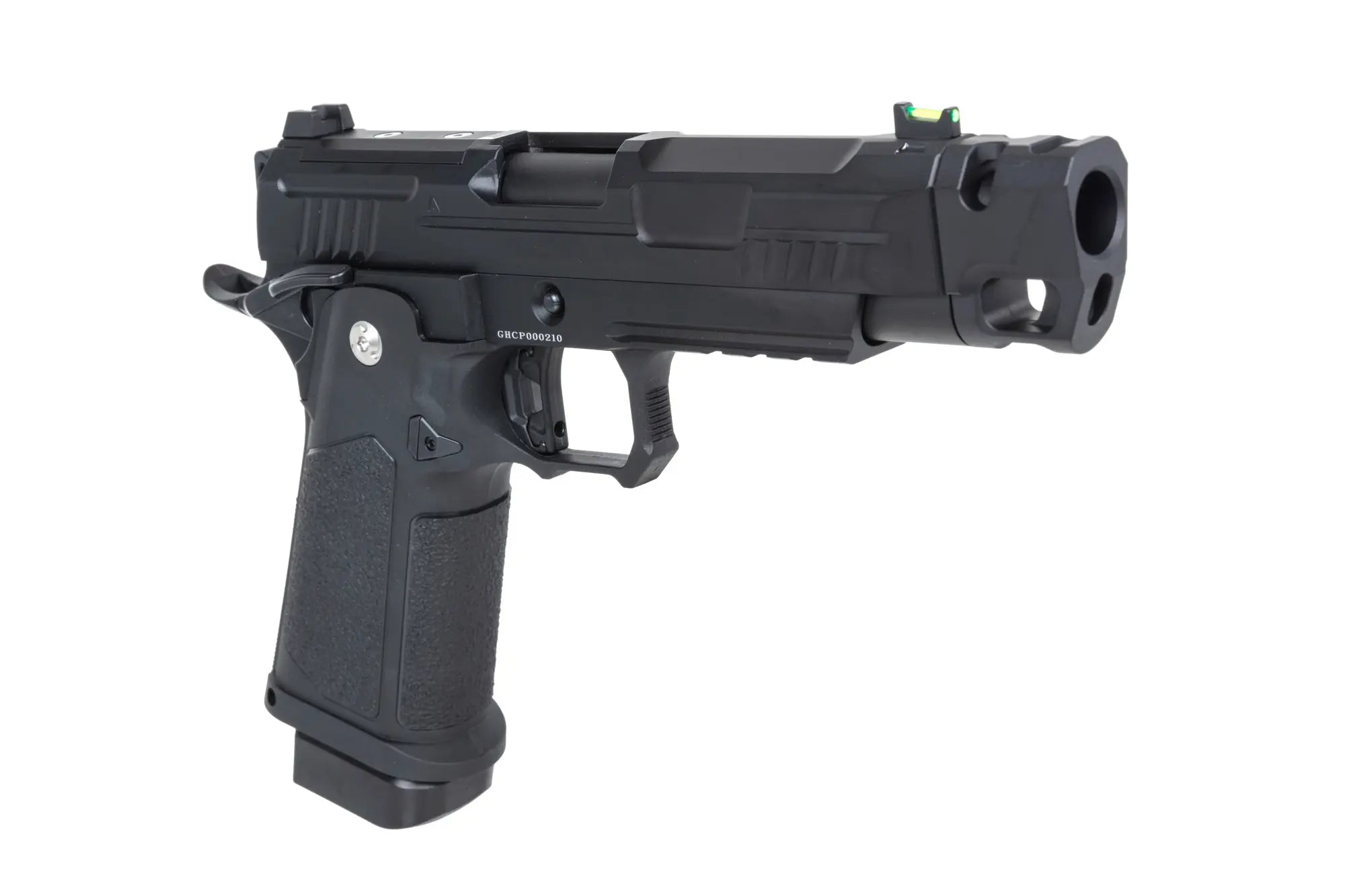 Arcturus Vanguard 4.3" Hi-Capa GBB Optics Ready airsoft pistol with compensator Black-4