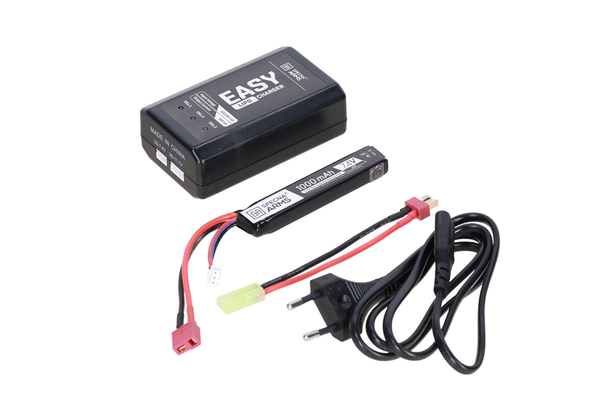 Specna Arms Easy Charger and 7.4V 1000 mAh battery pack-1