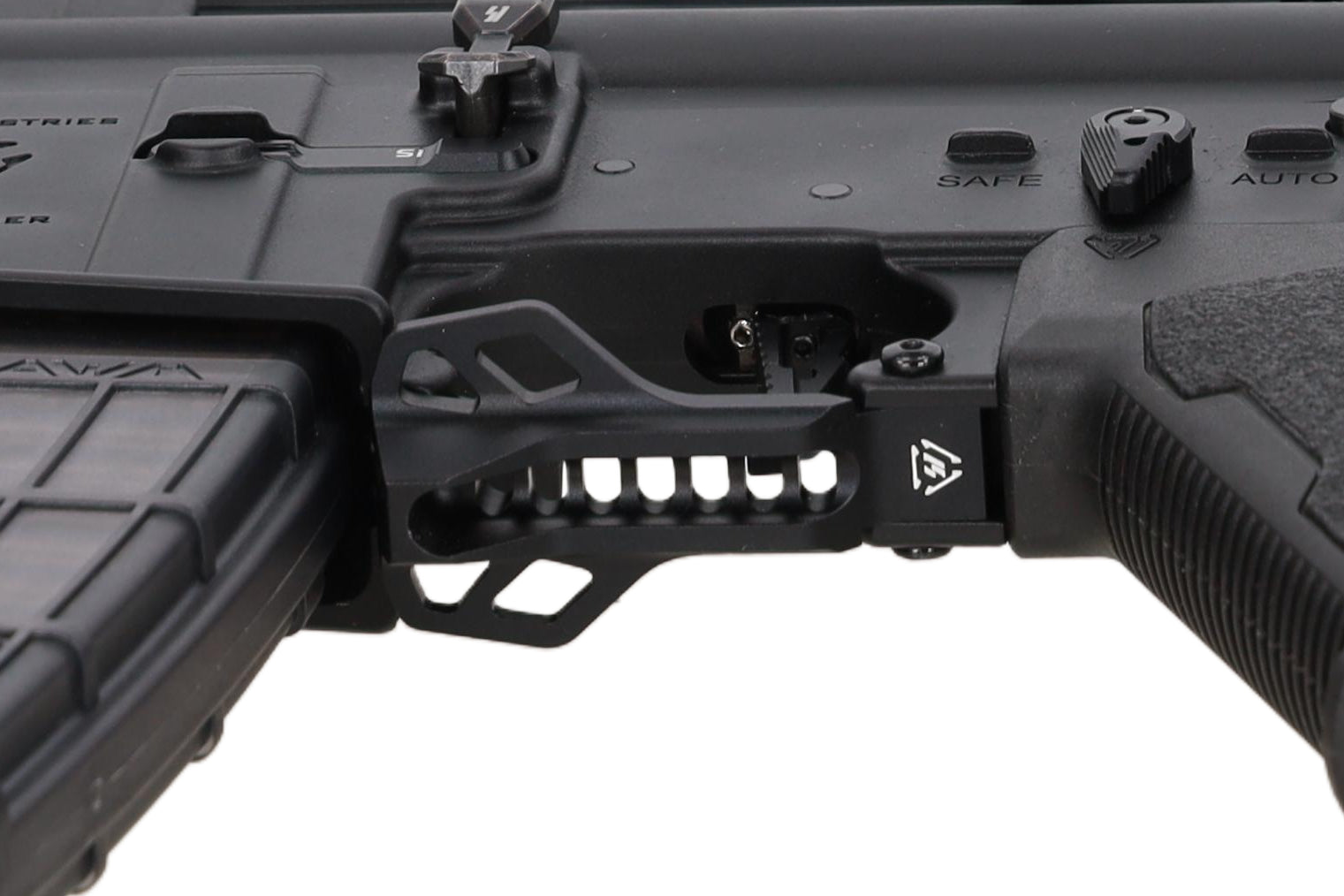 Strike Industries x EMG Raider PDW CGS CQB GBBR 4" Carbine – Black-9