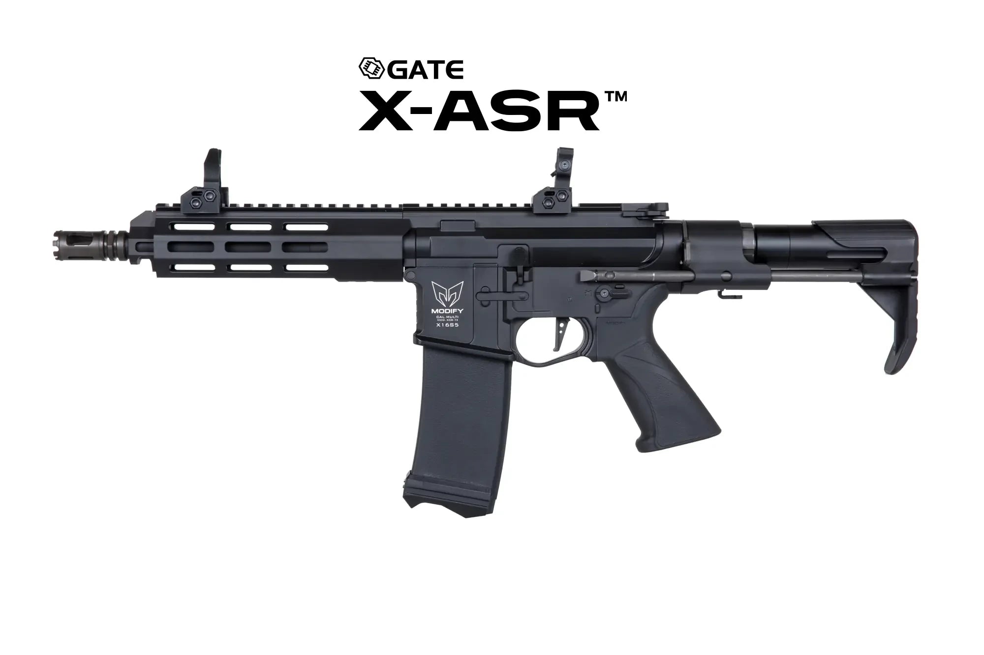 ASG Modify XtremeDuty AR-15 PDW X-ASR Carbine Black-6