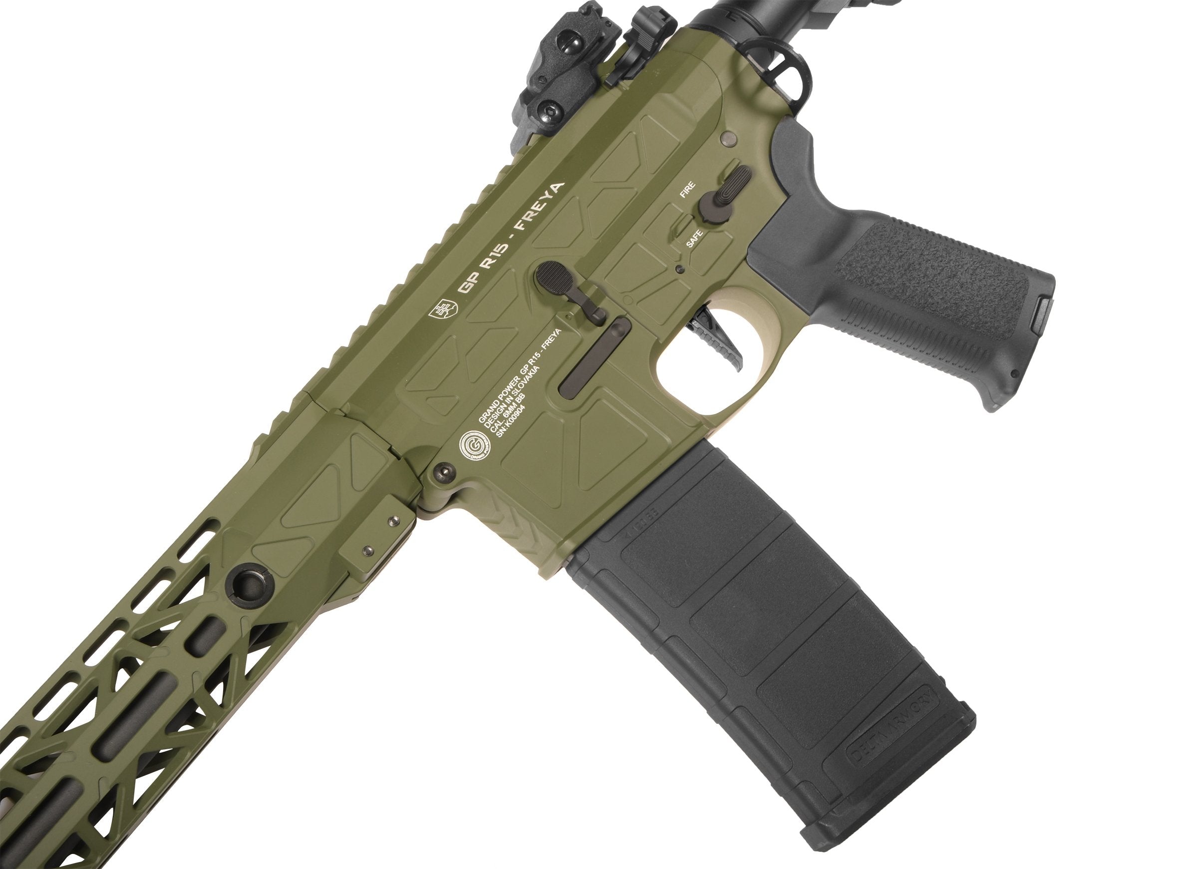 Delta Armory GP FREYA R15 M-LOK 14" Gen2 - Green