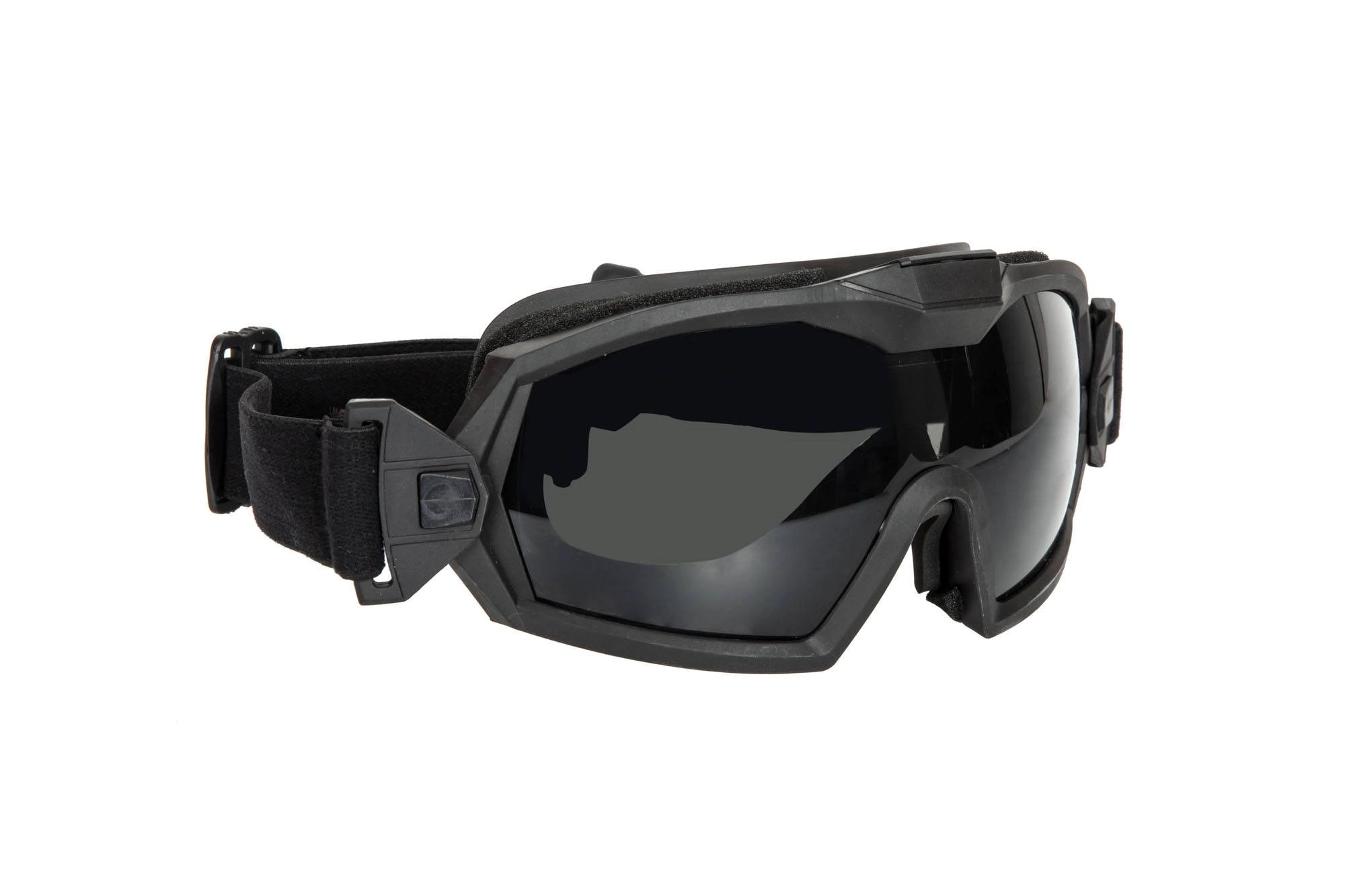 Tactical goggles with fan - Black-4