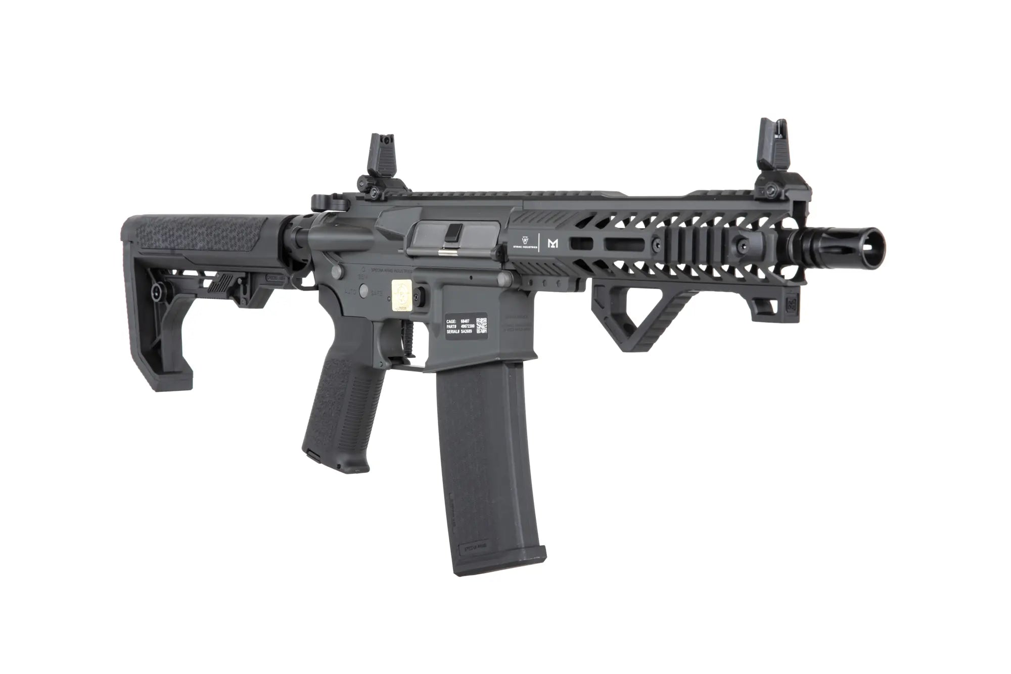 Specna Arms RRA SA-P17 Prime™ Light Ops Stock Aster II ETU airsoft Carbine with Brushless Motor Grey-5