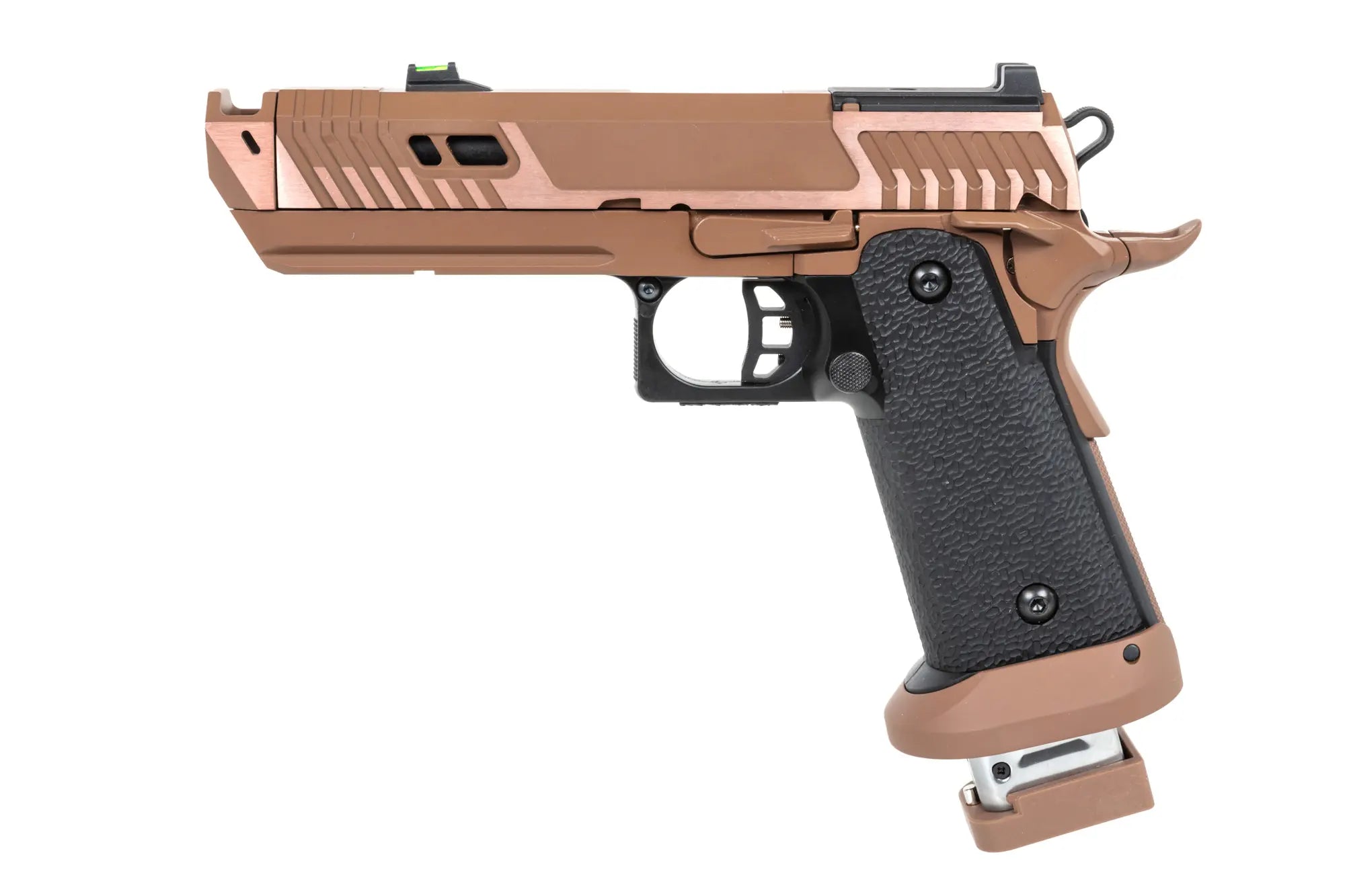 airsoft SRC Sahara Viper DUAL POWER pistol with CO2 magazine Flat Dark Earth-5