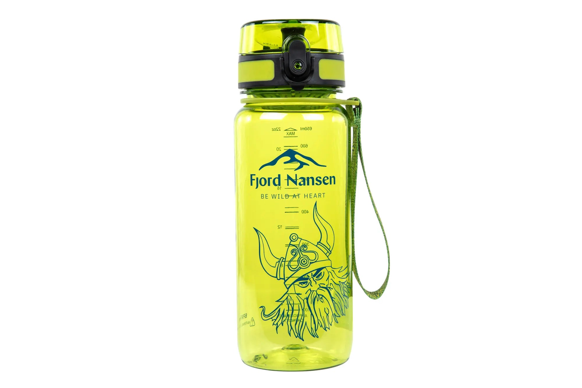 Fjord Nansen Viking Tritan 650ml Green Bottle