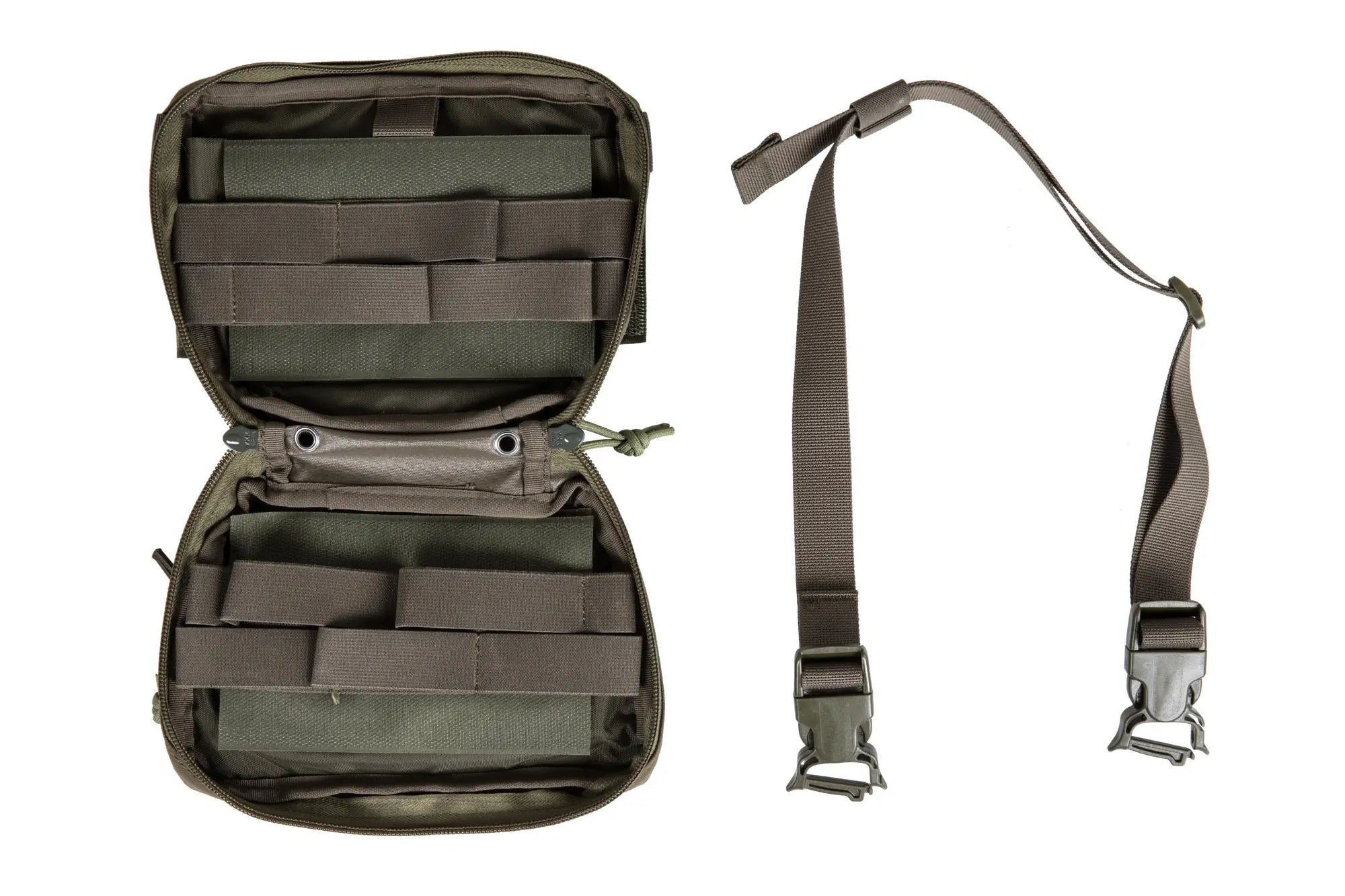 Suspended tactical pocket with QR buckle Wosport Ranger Green-1