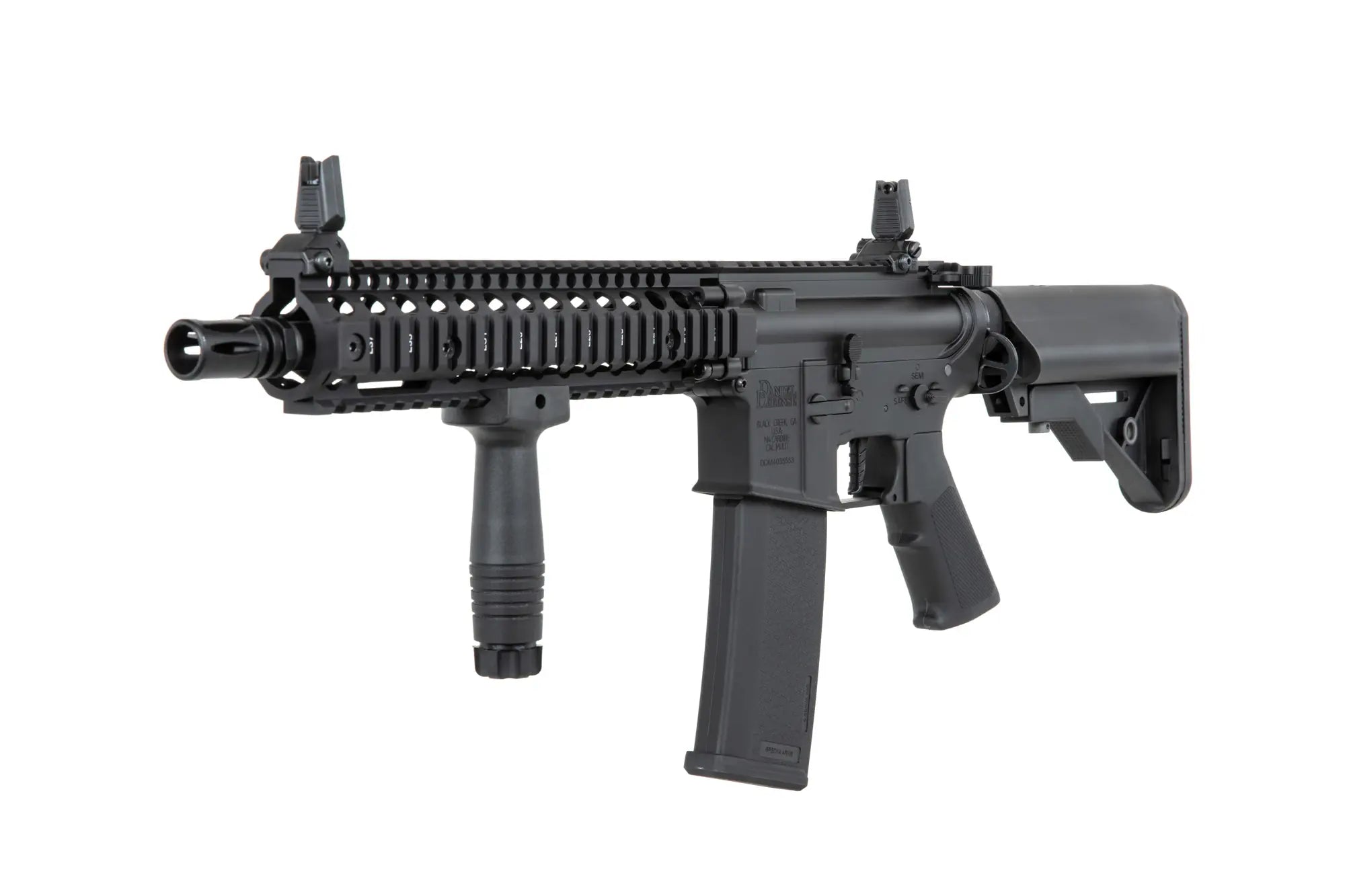 Specna Arms Daniel Defense® MK18 SA-P19 Prime™ HAL™ ETU airsoft Carbine with Brushless Motor Black-4