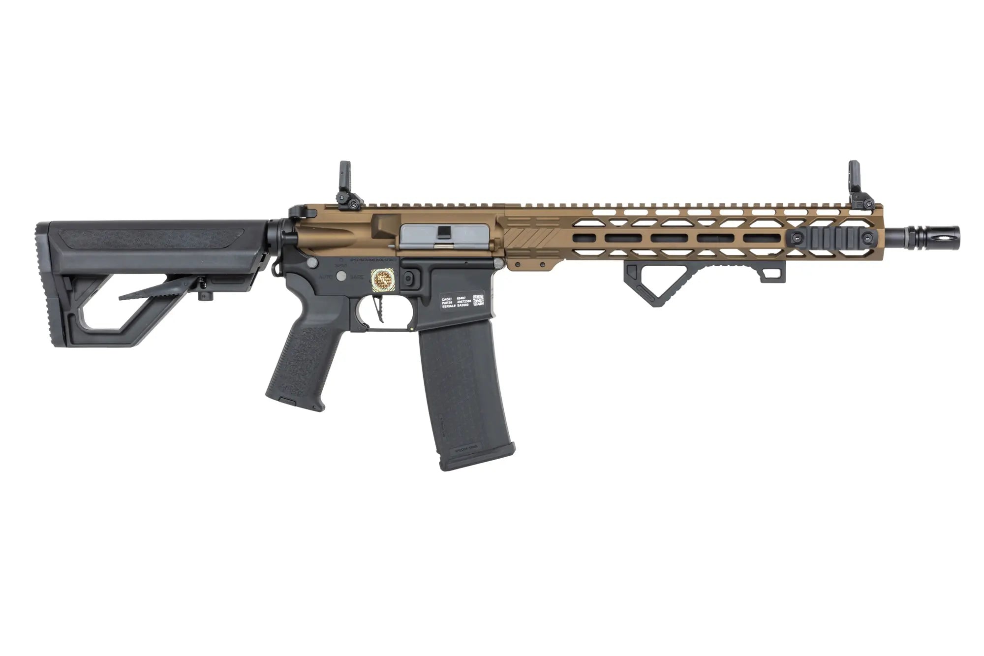 Specna Arms SA-E24-H EDGE™ Heavy Ops Stock HAL ETU™ Chaos Bronze airsoft Carbine-4