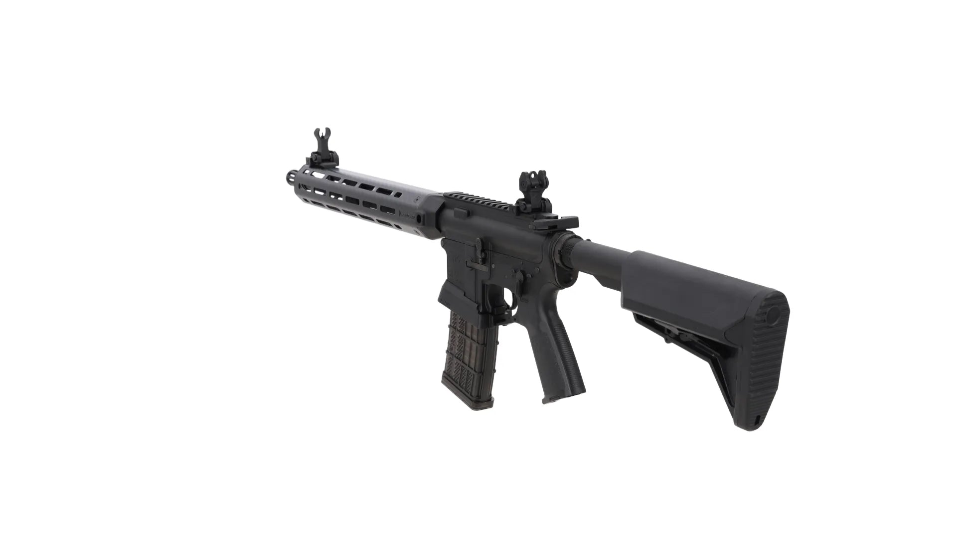 King Arms x Lancer Systems airsoft Carbine L15 LCH7 12" Faux Carbon Black-9