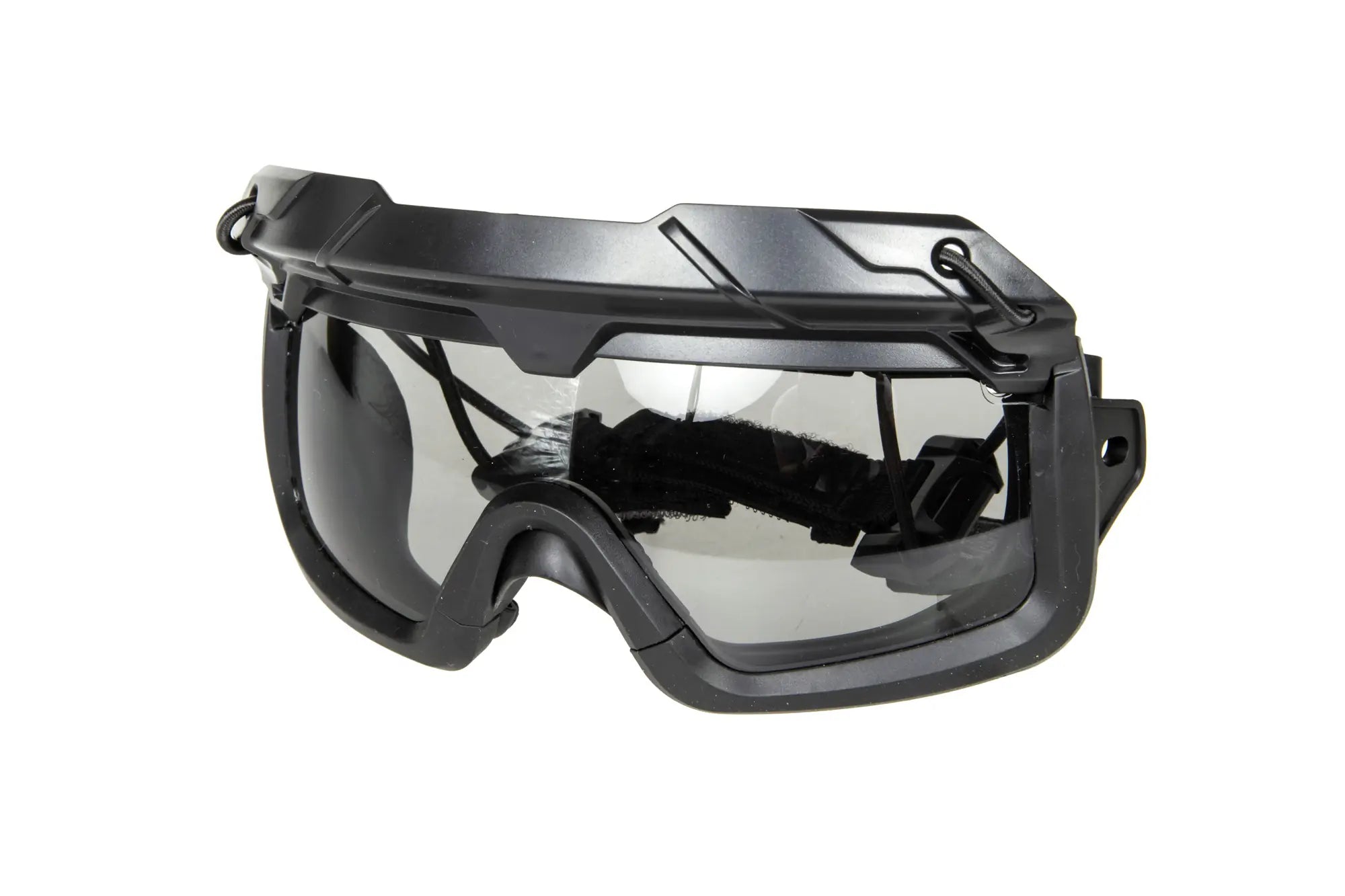 Tactical goggles 2in1 - Black / Tinted-2