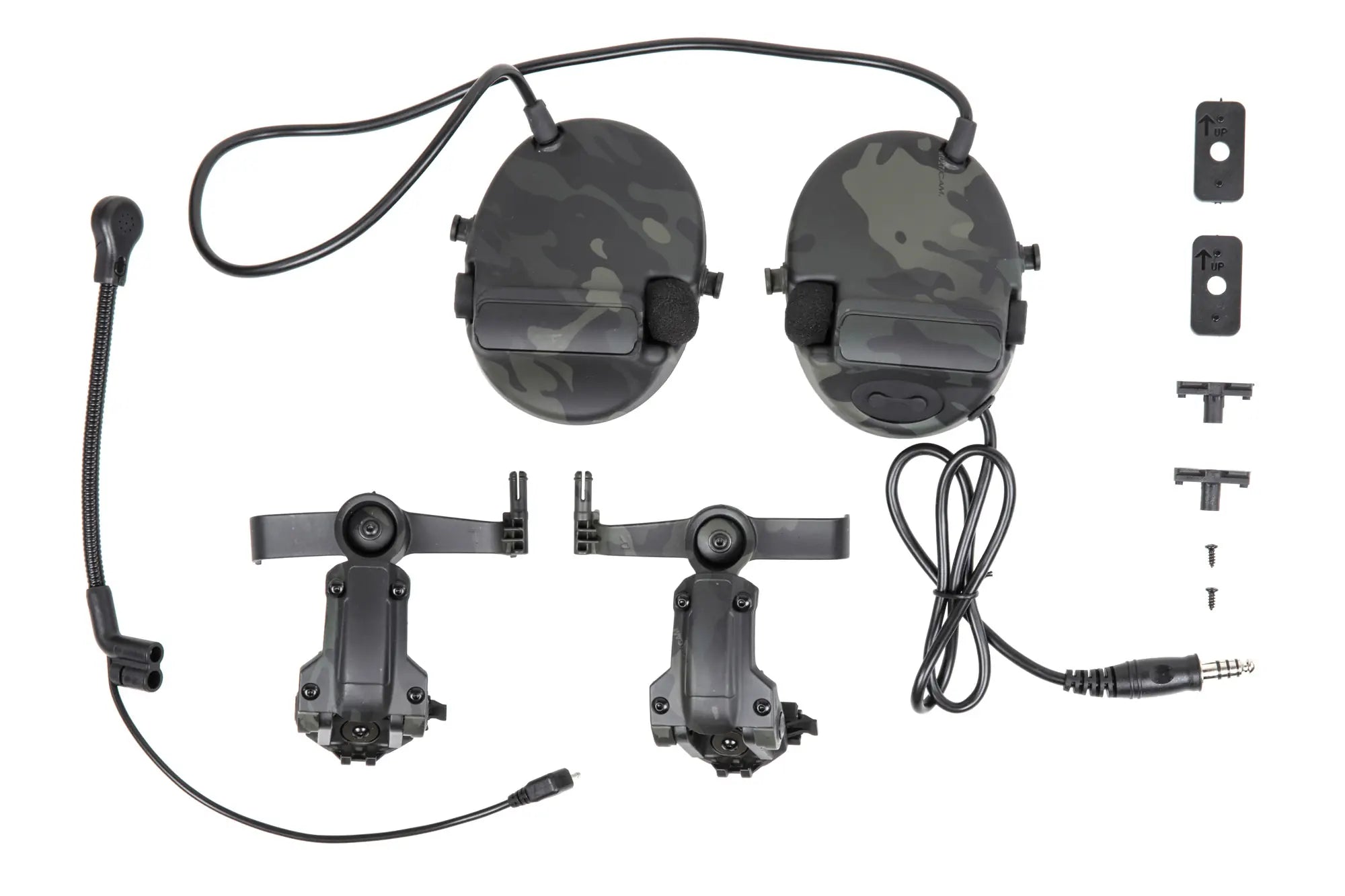 Wosport C5 HD-24-A MultiCam Black tactical headset-1