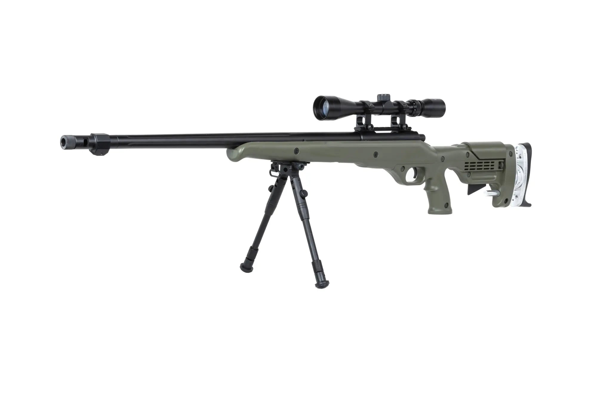 airsoft WELL MB12DG Sniper Rifle Olive-8